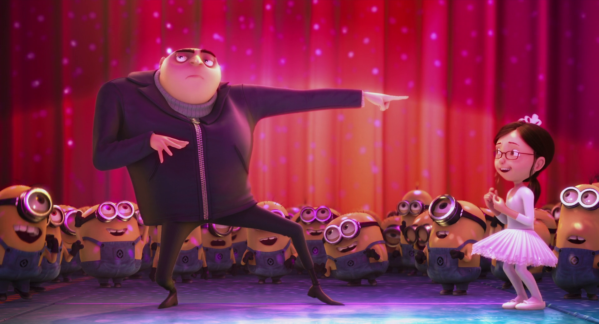 Gru and Agnes from Despicable Me HD Wallpaper