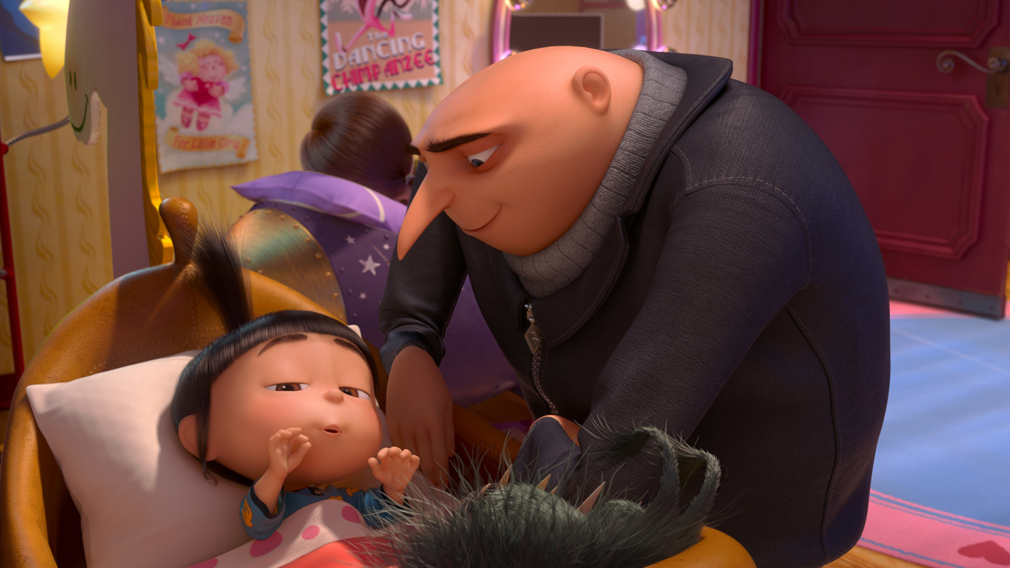 Agnes and Gru from Despicable Me HD Wallpaper