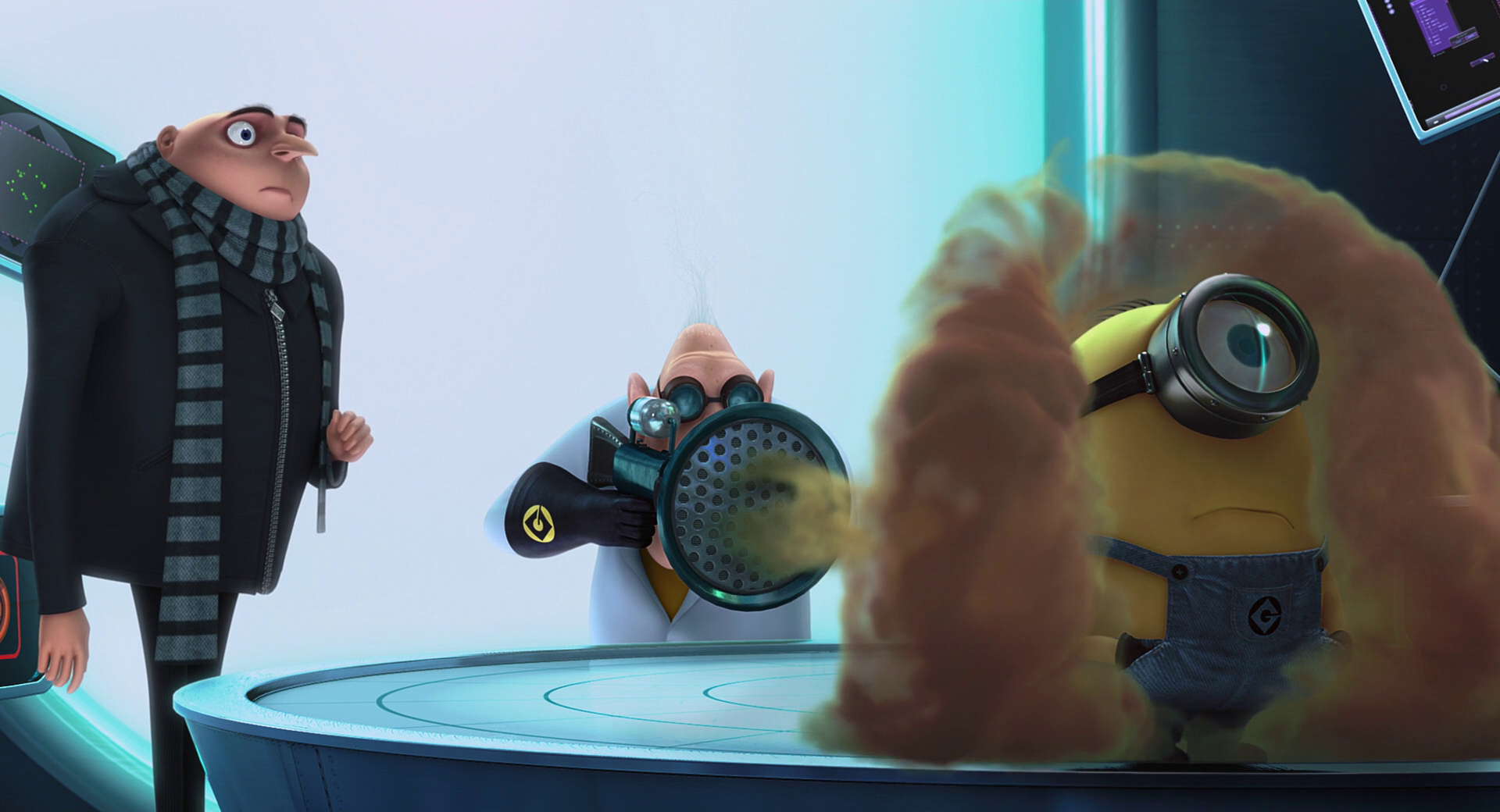 Gru and Minions from Despicable Me HD Wallpaper
