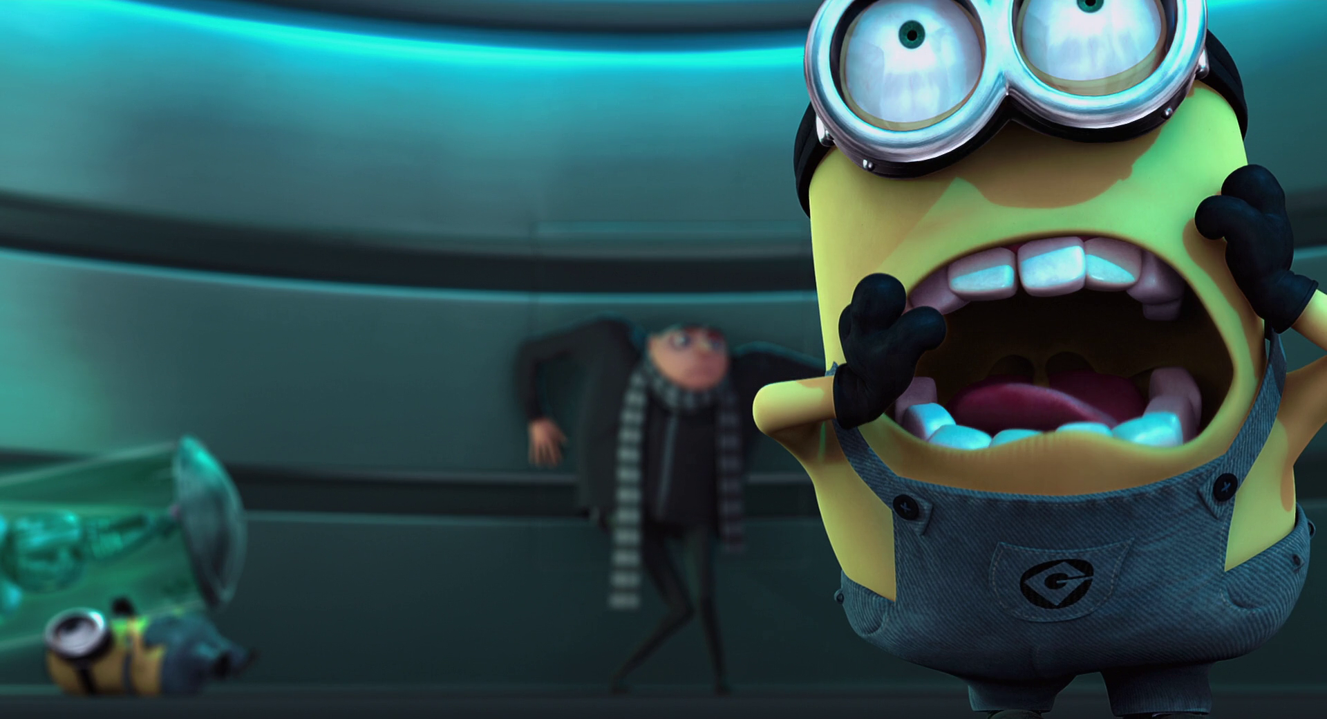Minion and Gru from Despicable Me HD Wallpaper