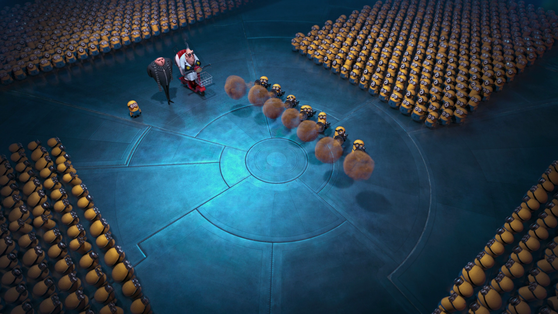 Gru and Minions from Despicable Me HD Wallpaper
