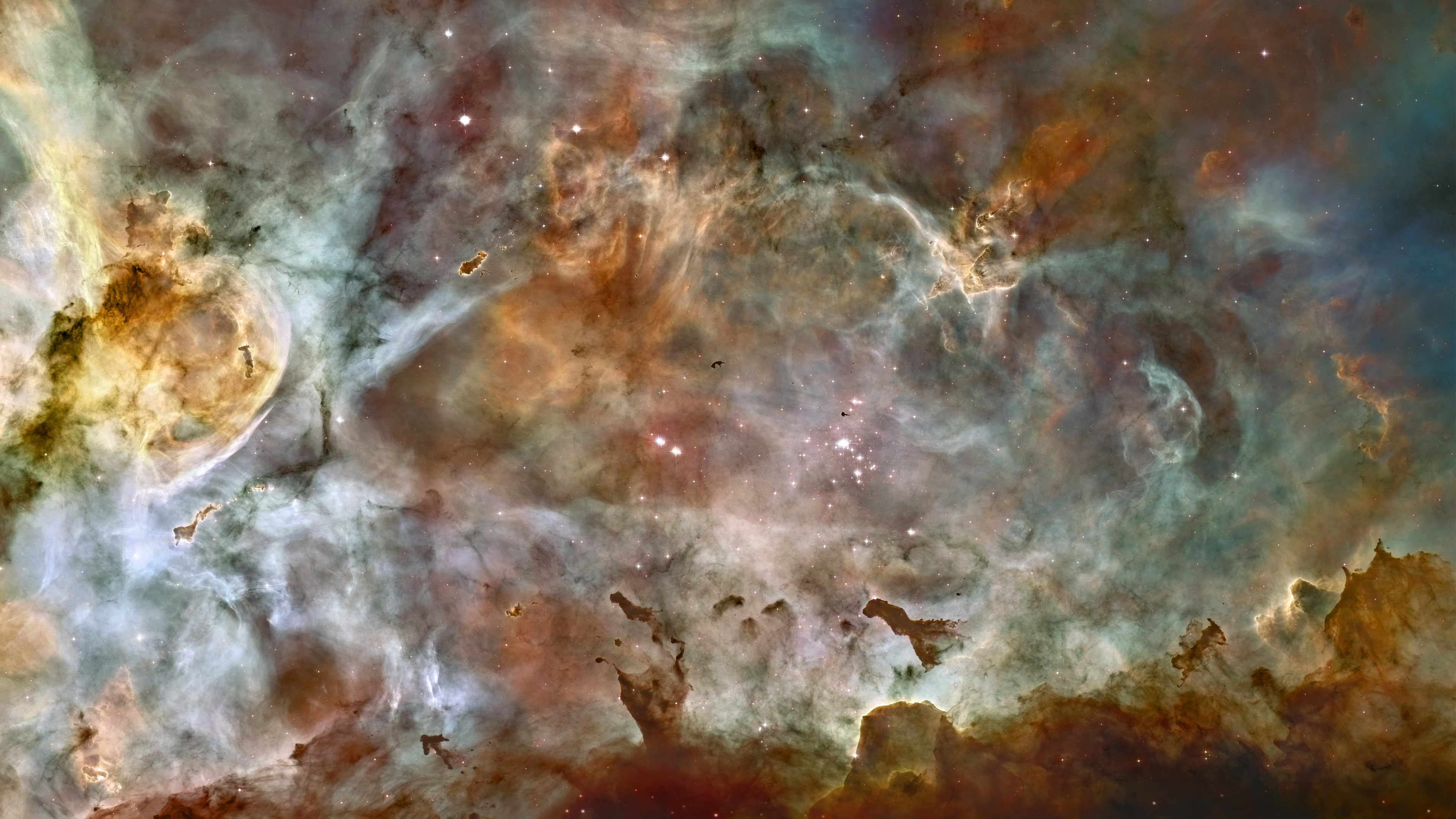 Carina Nebula Star-Forming Region HD Wallpaper