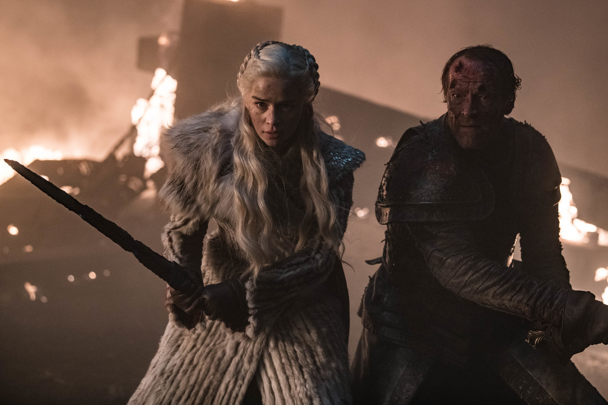 Daenerys Targaryen and Jorah Mormont in Game of Thrones HD Wallpaper