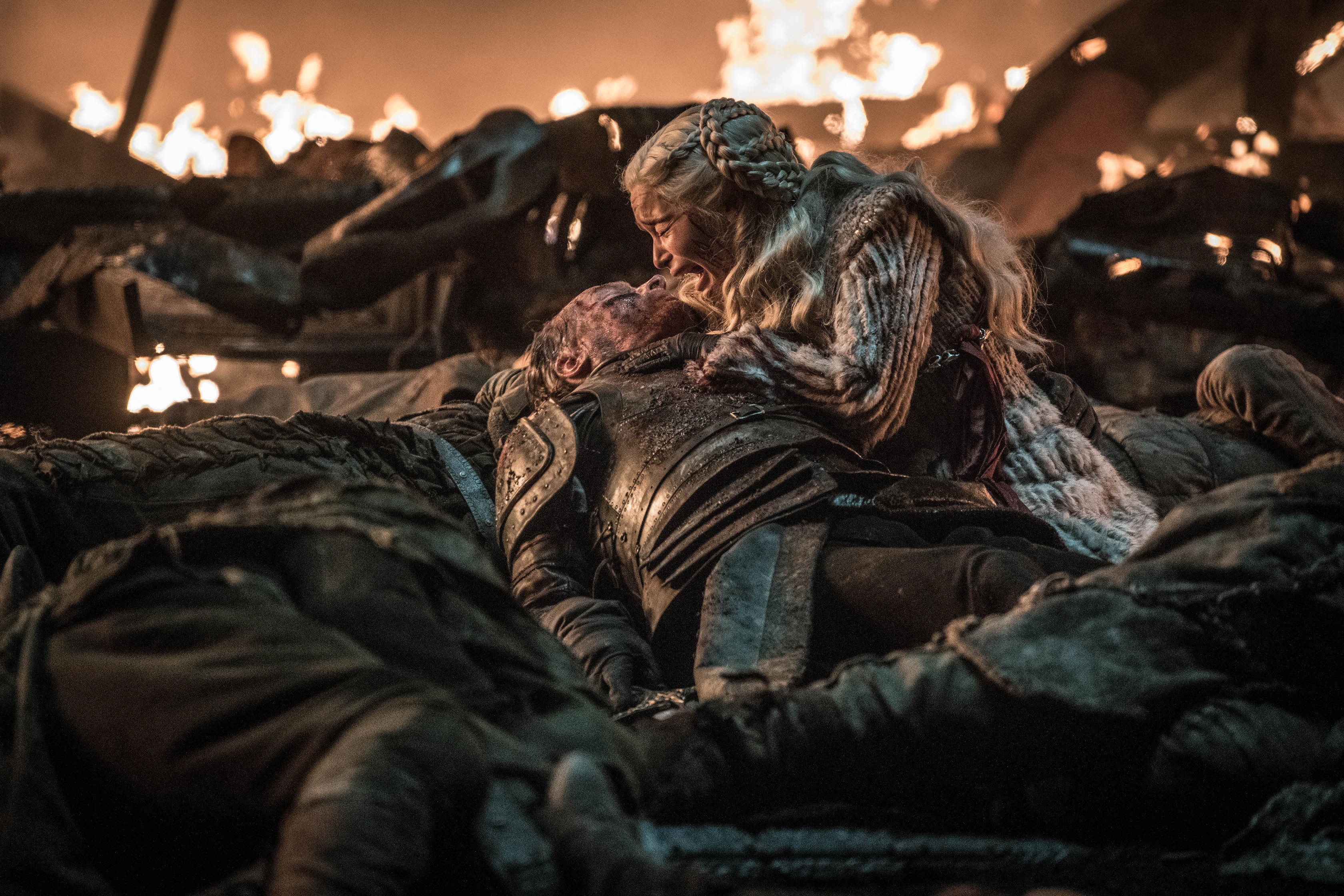 Daenerys Targaryen and Jorah Mormont in Game of Thrones HD Wallpaper