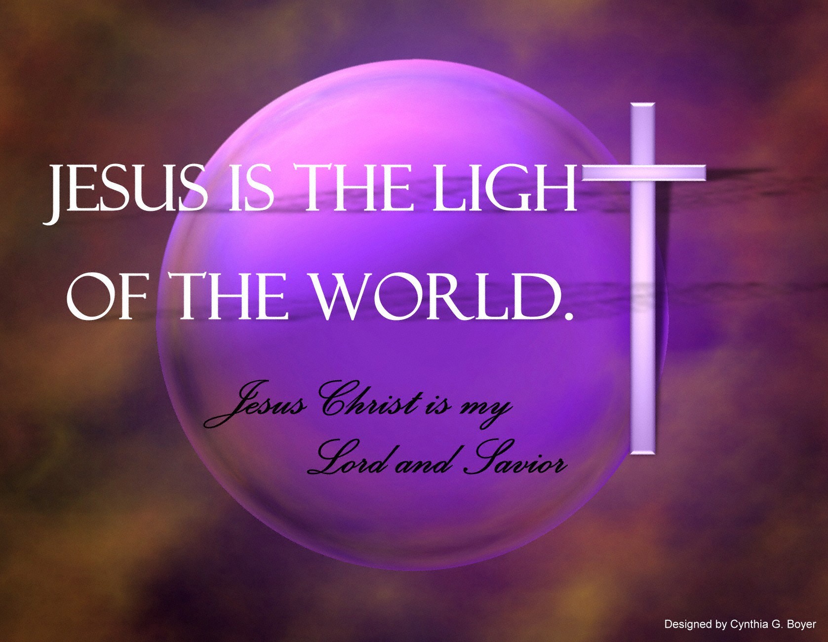 Jesus is the Light of the World HD Wallpaper