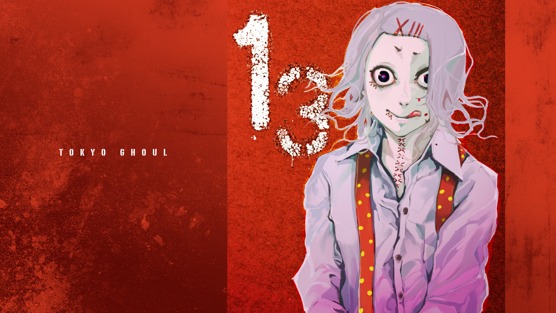Juuzou Suzuya from Tokyo Ghoul with number 13 HD Wallpaper