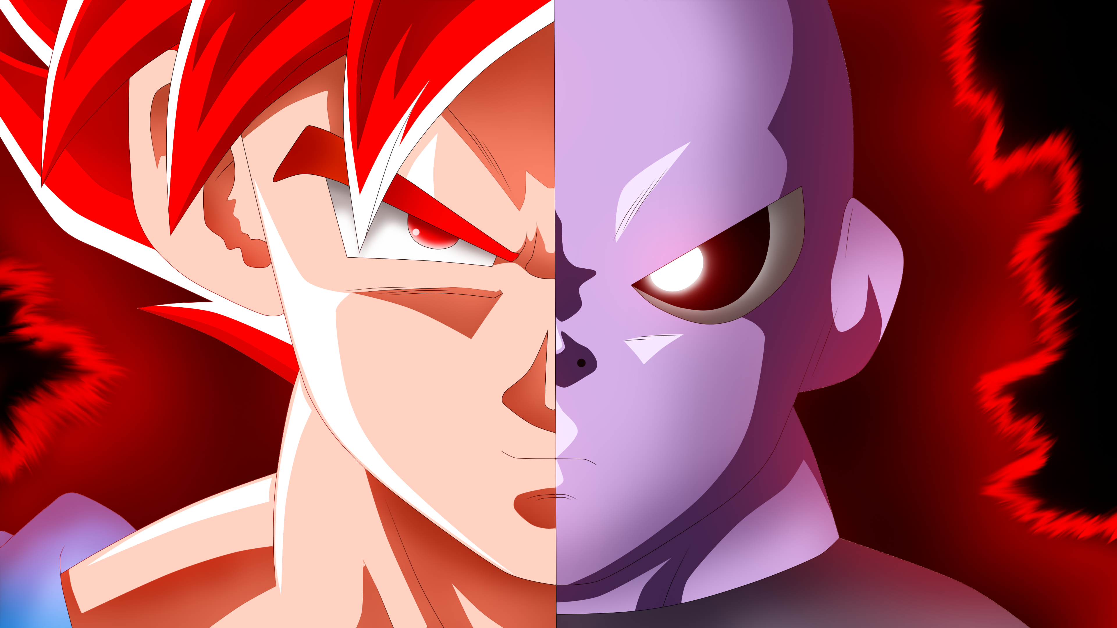 Goku vs Jiren from Dragon Ball HD Wallpaper