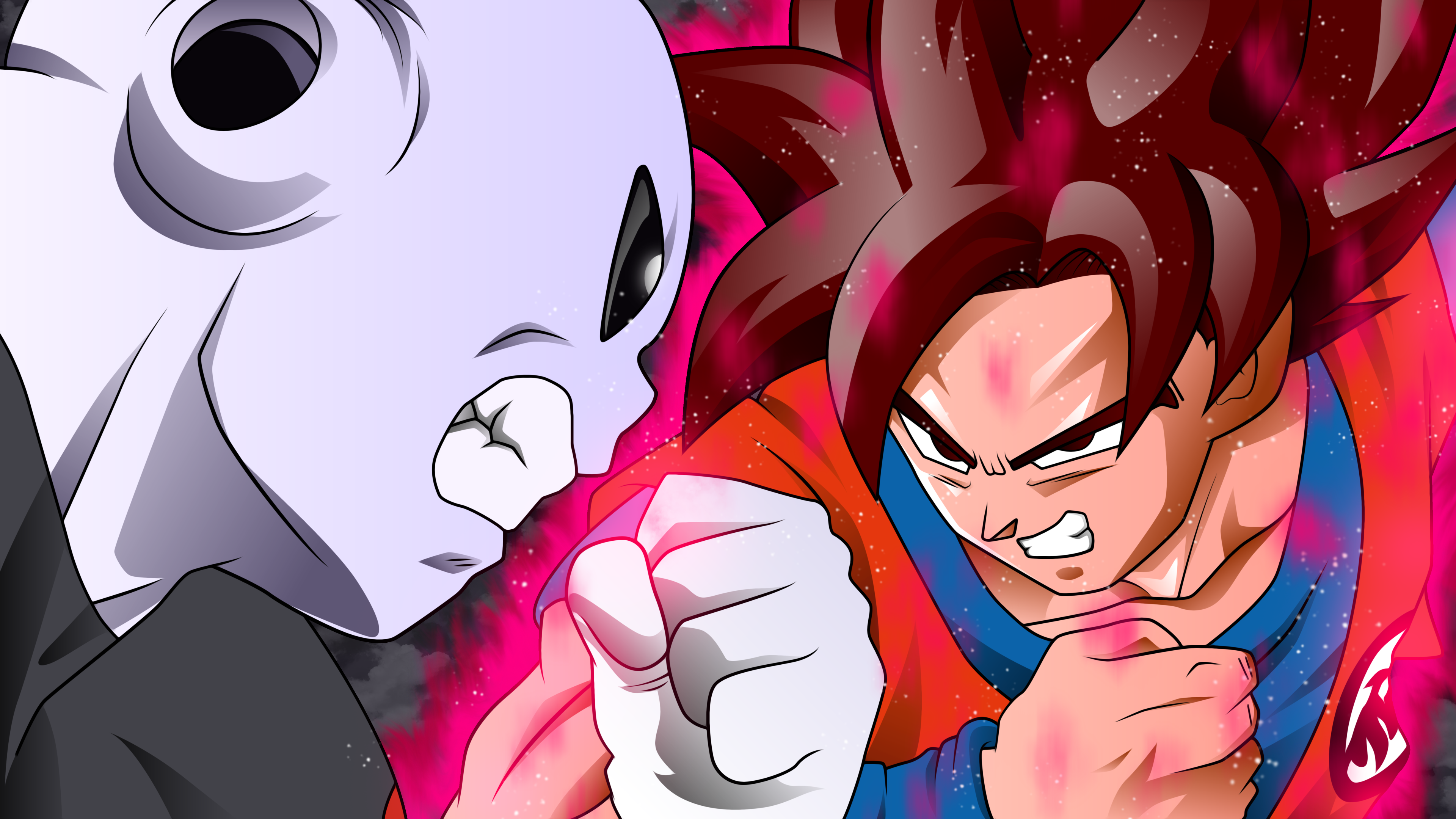 Goku vs. Jiren from Dragon Ball HD Wallpaper