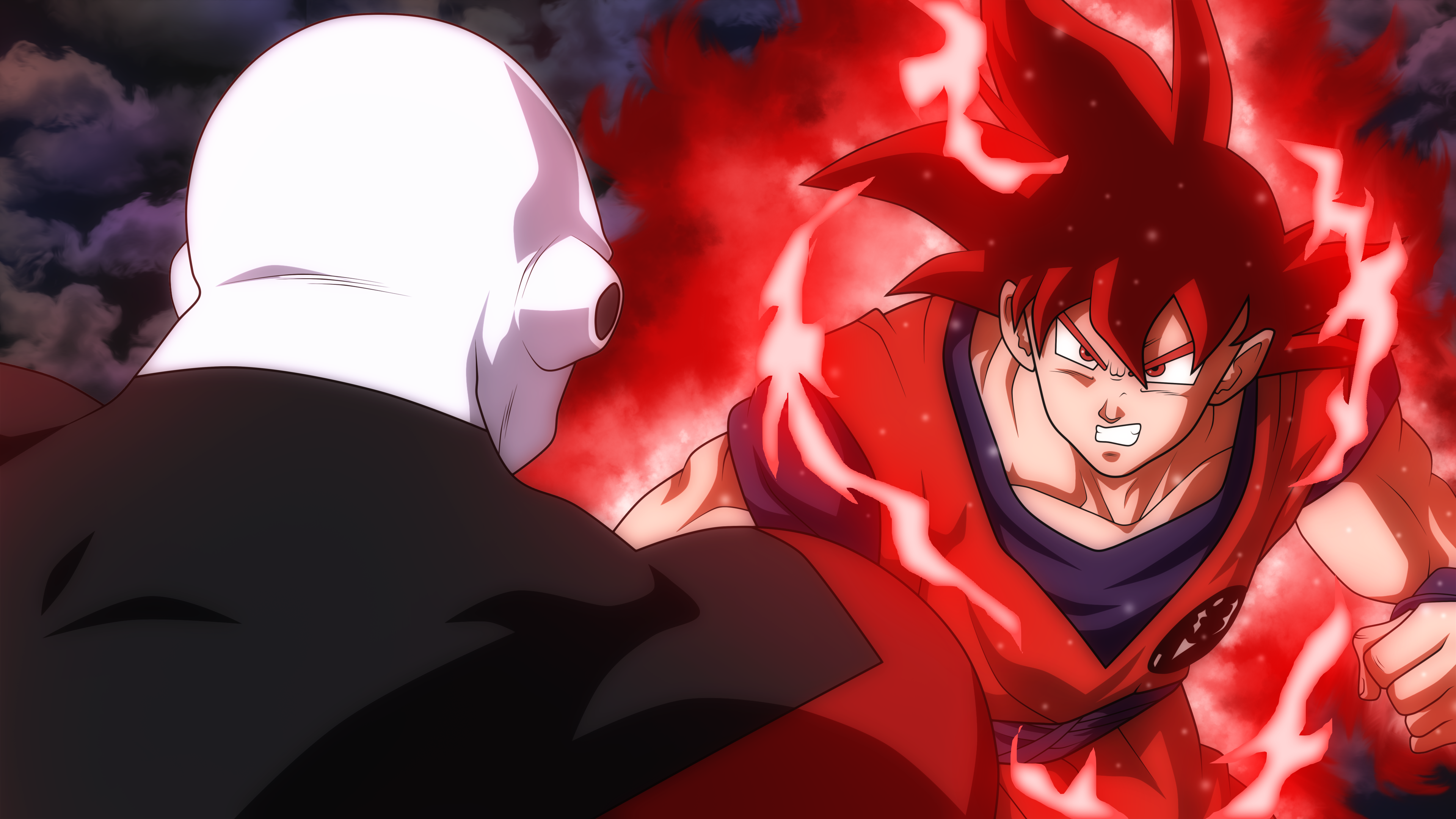 Goku from Dragon Ball vs. Jiren HD Wallpaper