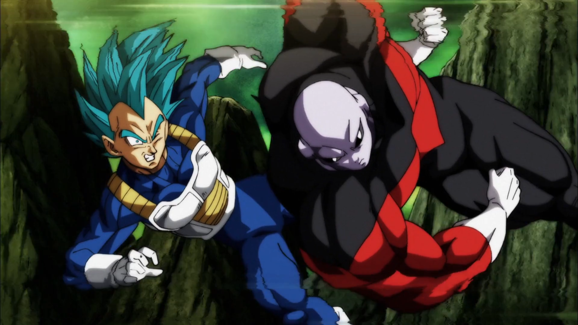 Vegeta and Jiren fighting from Dragon Ball Super HD Wallpaper