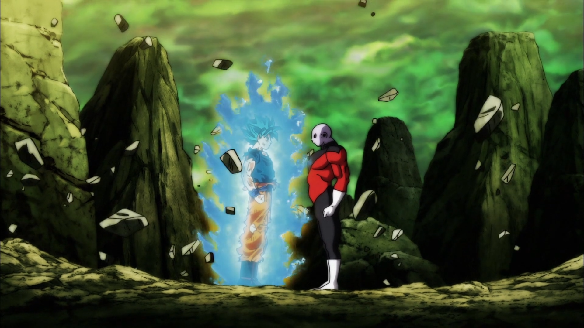 Goku and Jiren from Dragon Ball Super HD Wallpaper