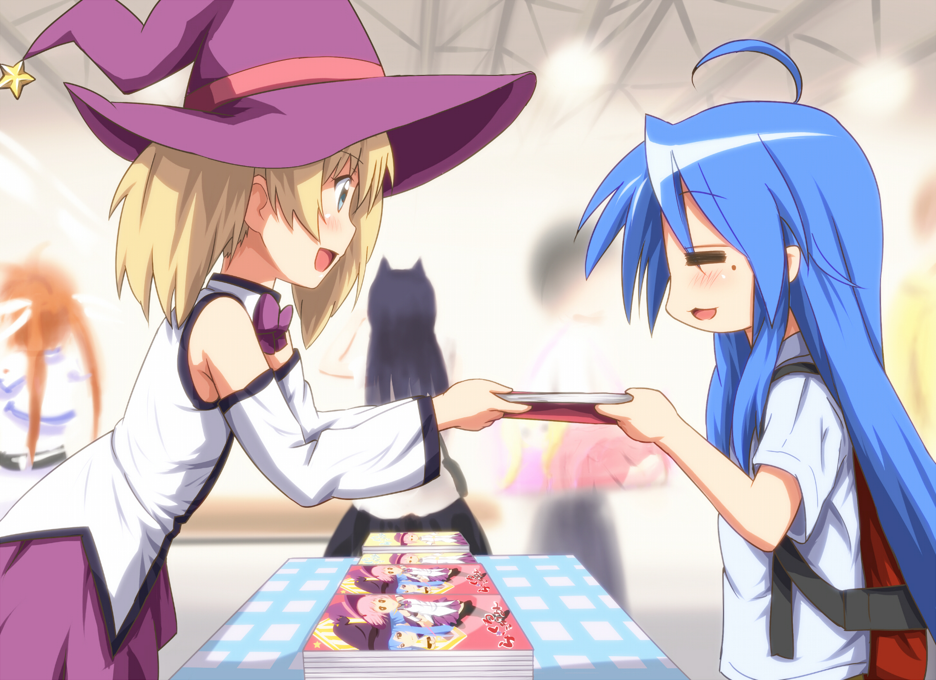 Konata Izumi and Miyuki Takara from Lucky Star HD Wallpaper