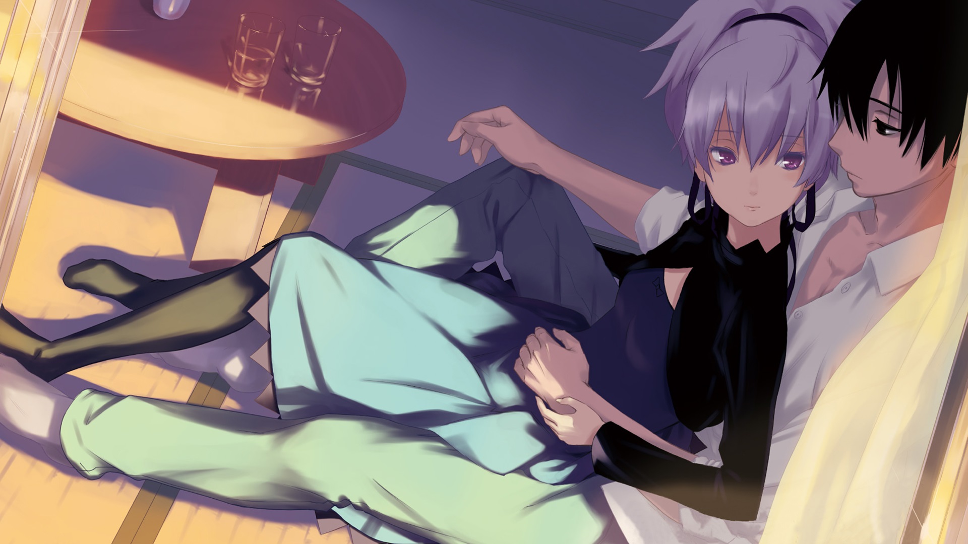 Hei and Yin from Darker Than Black HD Wallpaper