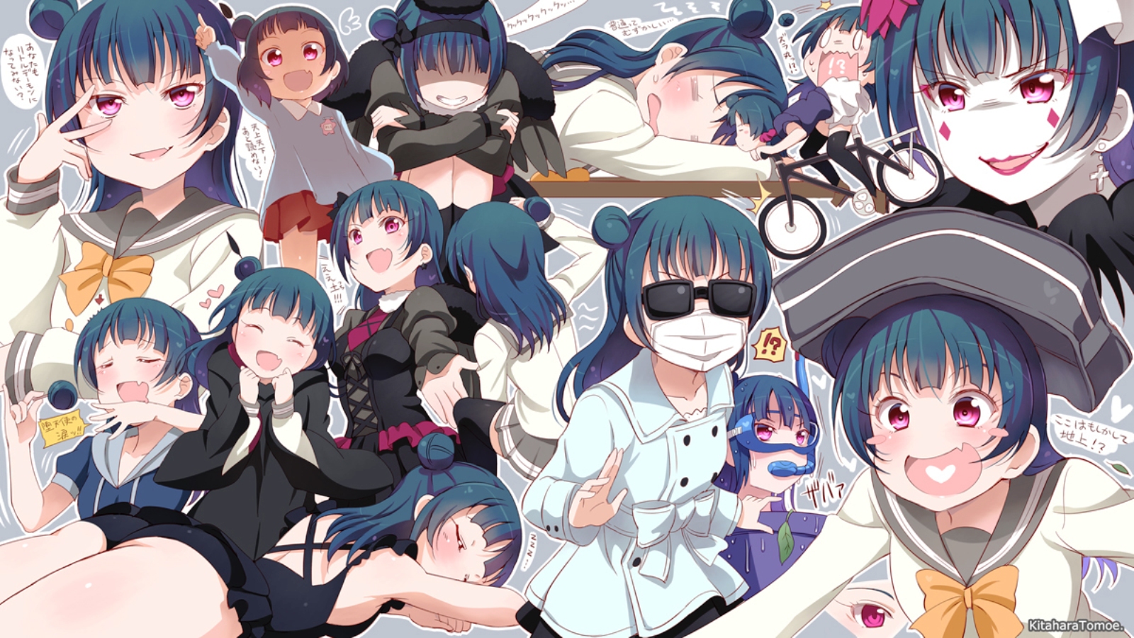 Yoshiko Tsushima from Love Live! Sunshine!! HD Wallpaper
