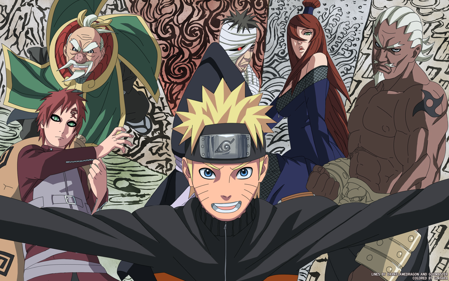 Naruto and other shinobi from Naruto HD Wallpaper