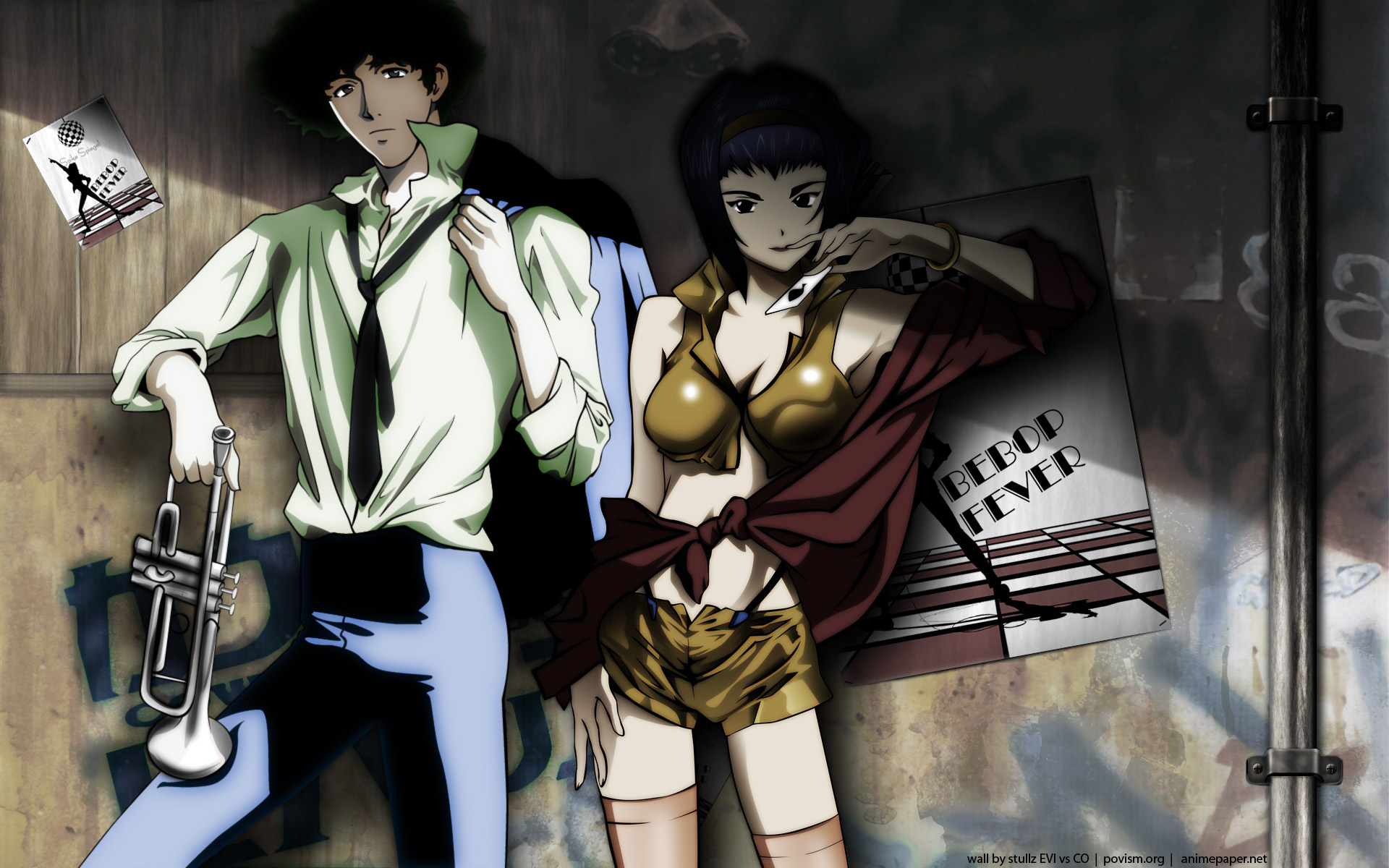 Spike Spiegel and Faye Valentine from Cowboy Bebop HD Wallpaper