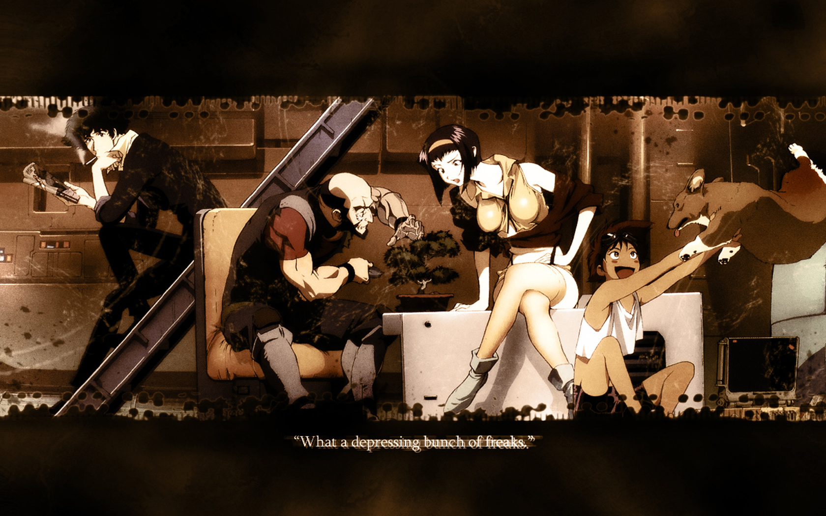 Cowboy Bebop characters and Ein HD Wallpaper