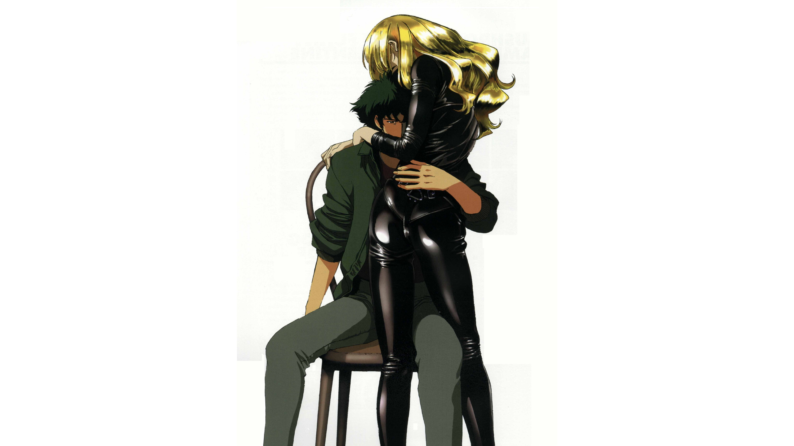 Faye Valentine and Spike Spiegel from Cowboy Bebop HD Wallpaper