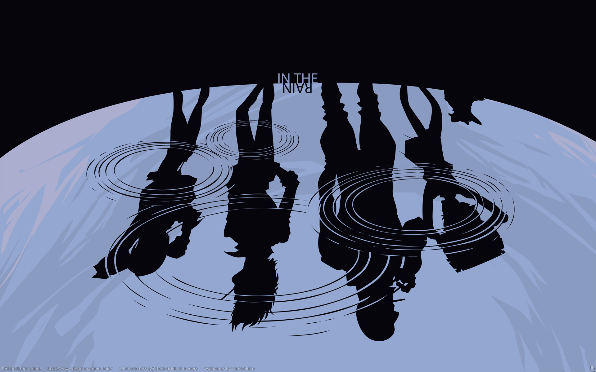 Spike Spiegel and friends reflected in water HD Wallpaper