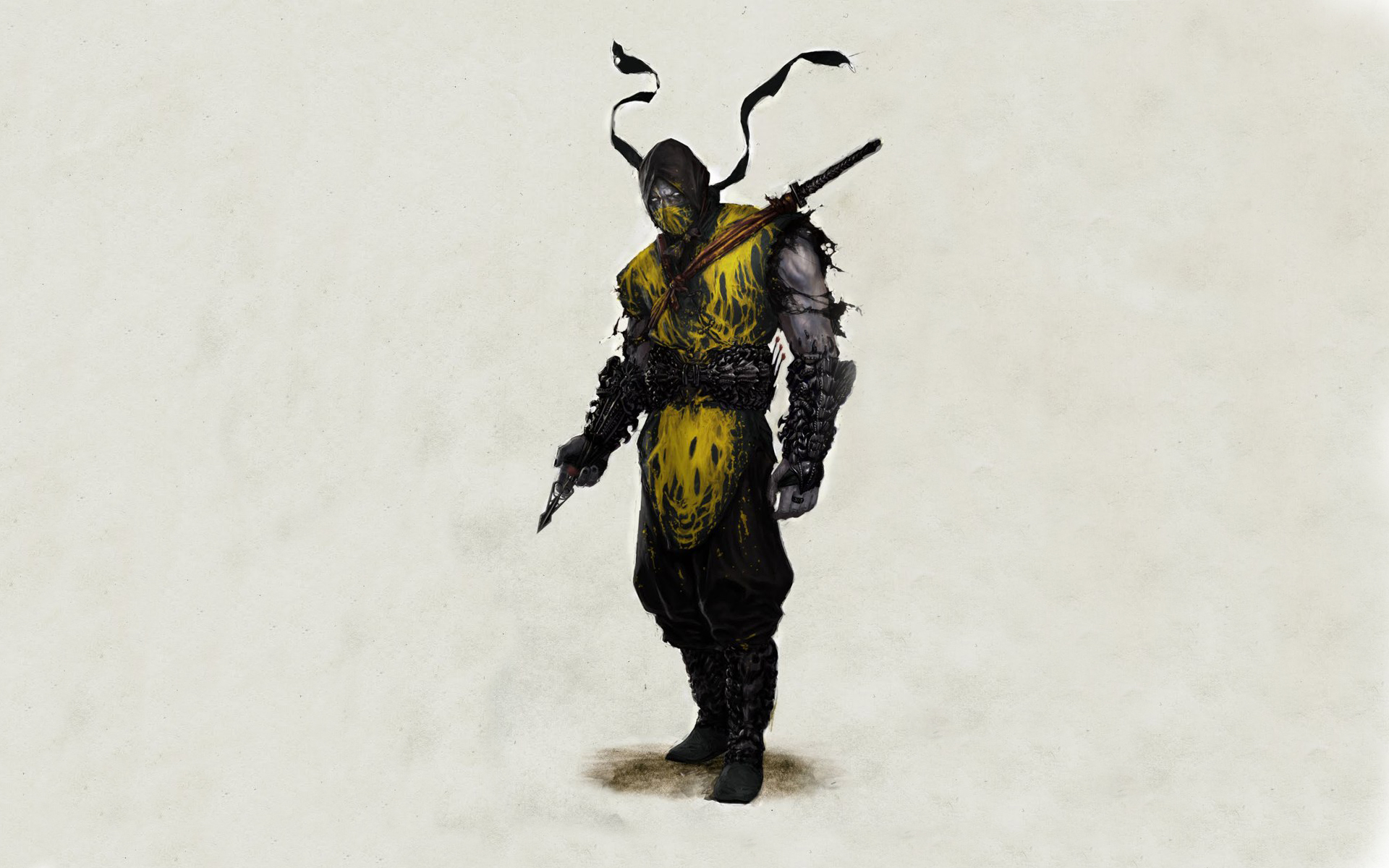 Scorpion from Mortal Kombat HD Wallpaper