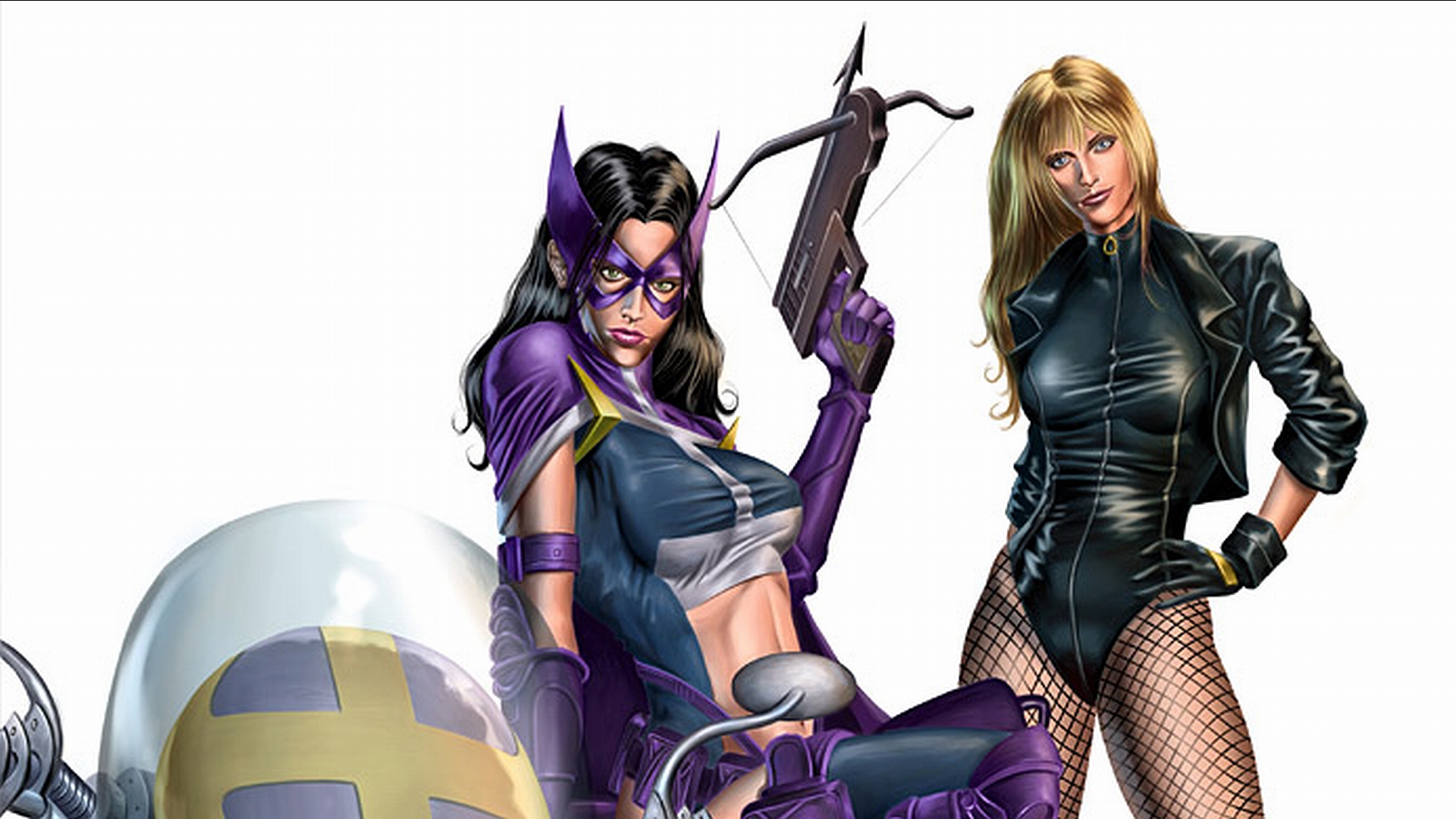 Huntress and Black Canary from DC Comics HD Wallpaper