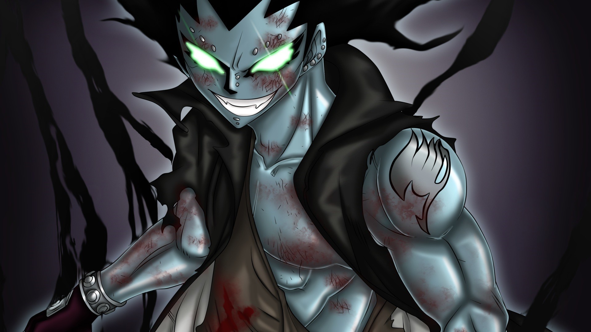 Gajeel Redfox from Fairy Tail HD Wallpaper