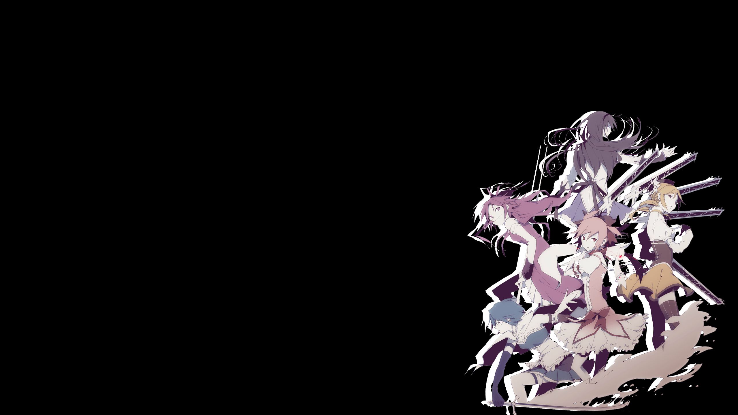 Magical Girls from Puella Magi Madoka Magica HD Wallpaper