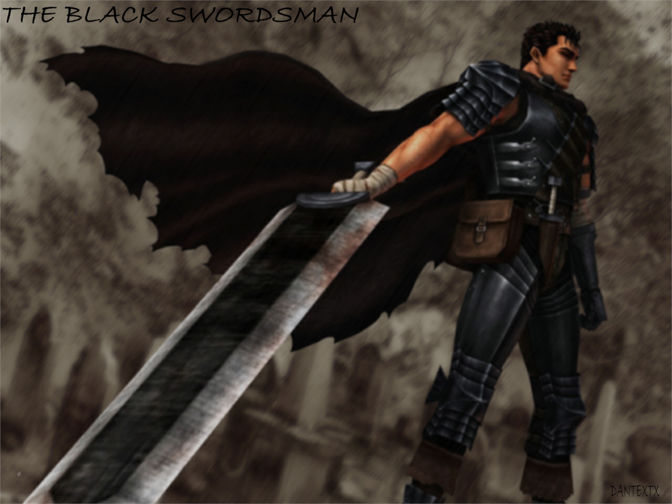 Guts the Black Swordsman from Berserk HD Wallpaper