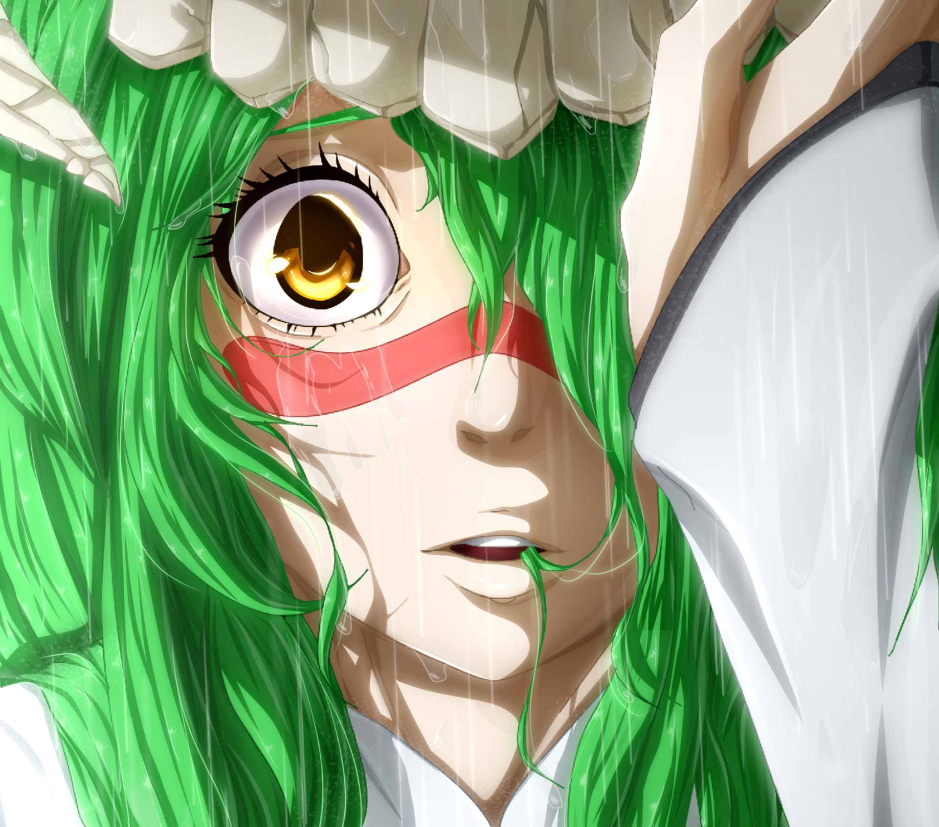 Neliel Tu Oderschwank from Bleach in the rain HD Wallpaper