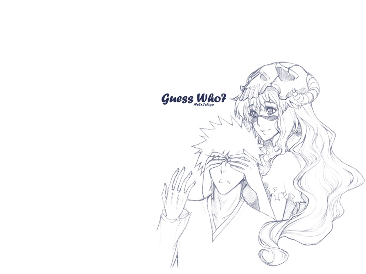 Neliel Tu Oderschwank and Ichigo Kurosaki HD Wallpaper