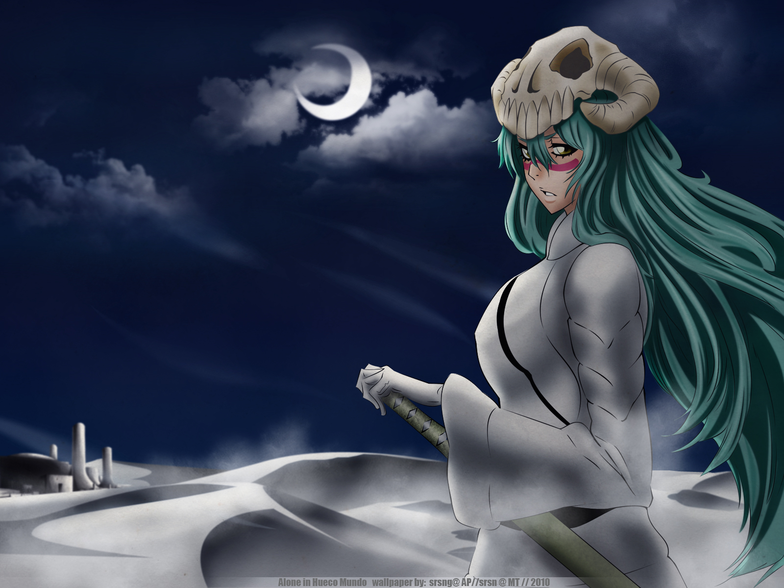 Neliel Tu Oderschwank from Bleach in Hueco Mundo HD Wallpaper