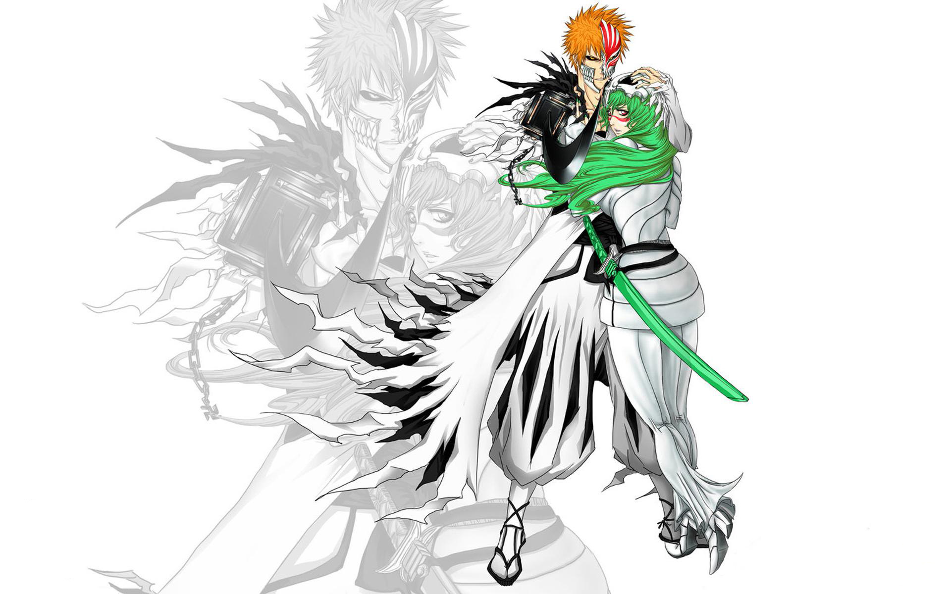 Ichigo and Neliel from Bleach HD Wallpaper