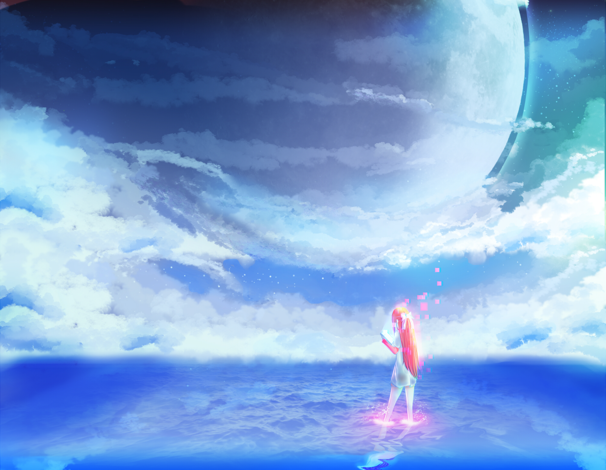 Rin from Shelter standing in water HD Wallpaper