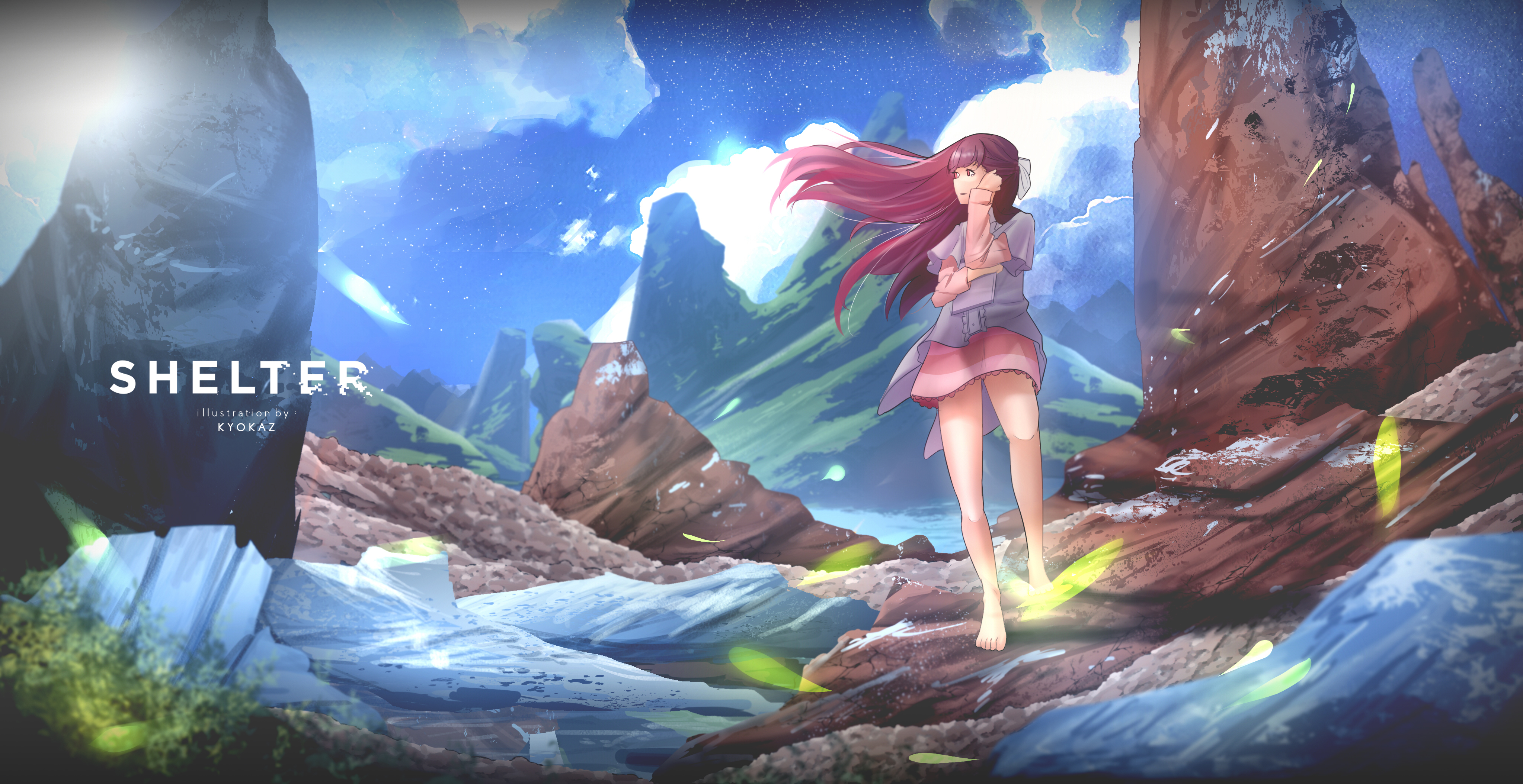 Rin from Shelter illustration by Kyokaz HD Wallpaper