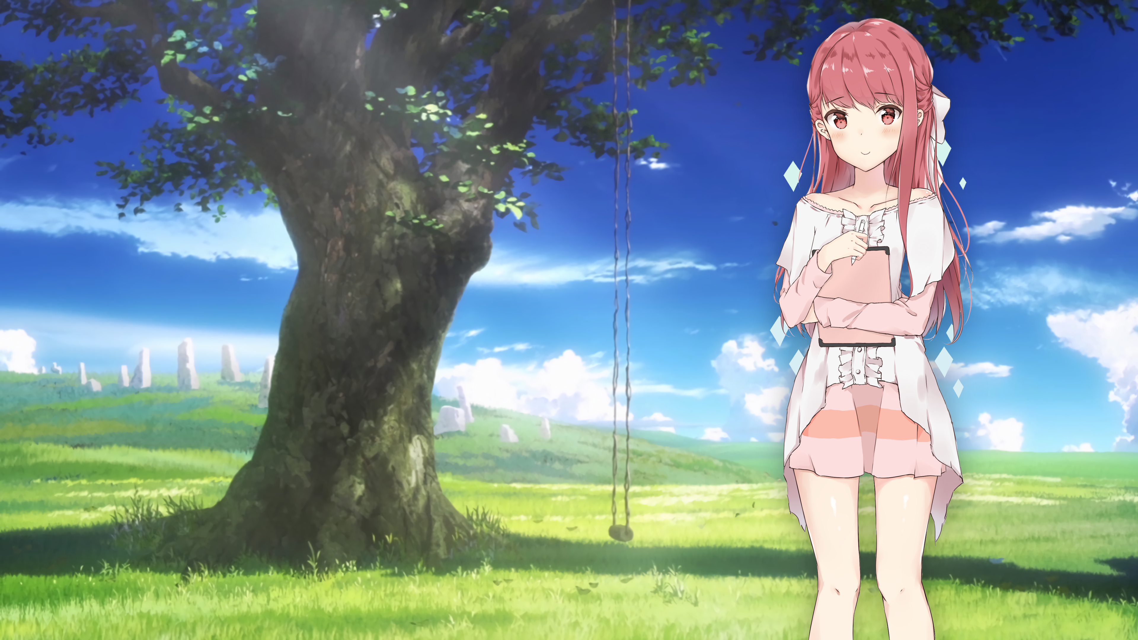Rin from Shelter in a grassy field HD Wallpaper