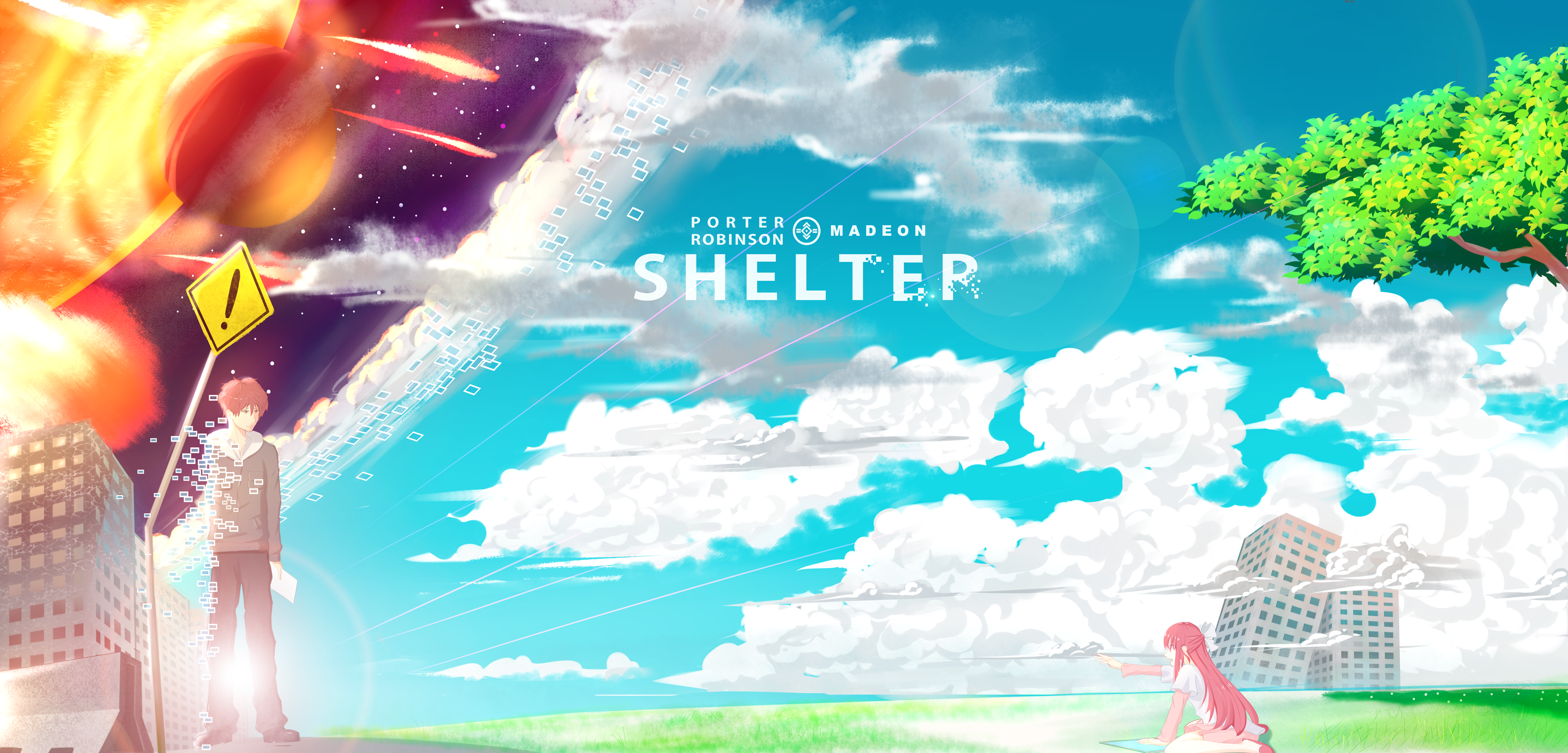 Shelter by Porter Robinson and Madeon HD Wallpaper