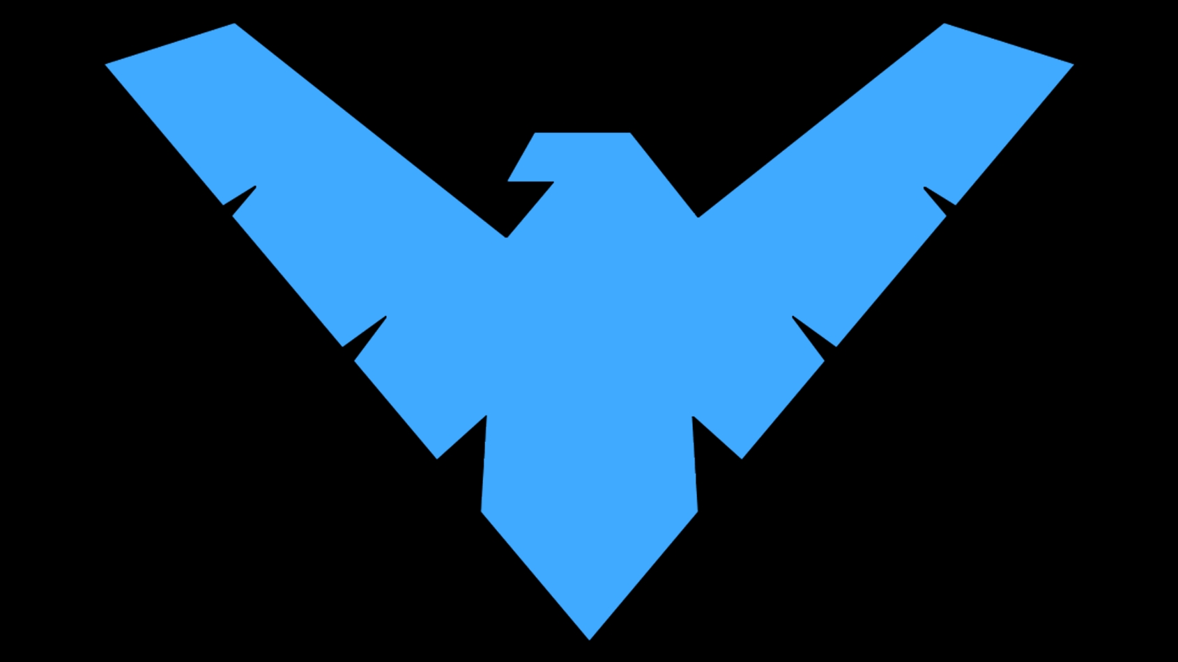 Nightwing logo HD Wallpaper