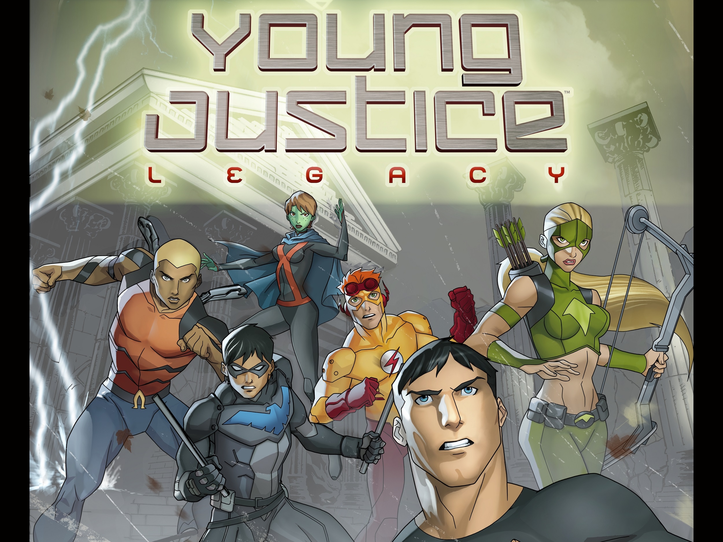 Young Justice Legacy characters HD Wallpaper