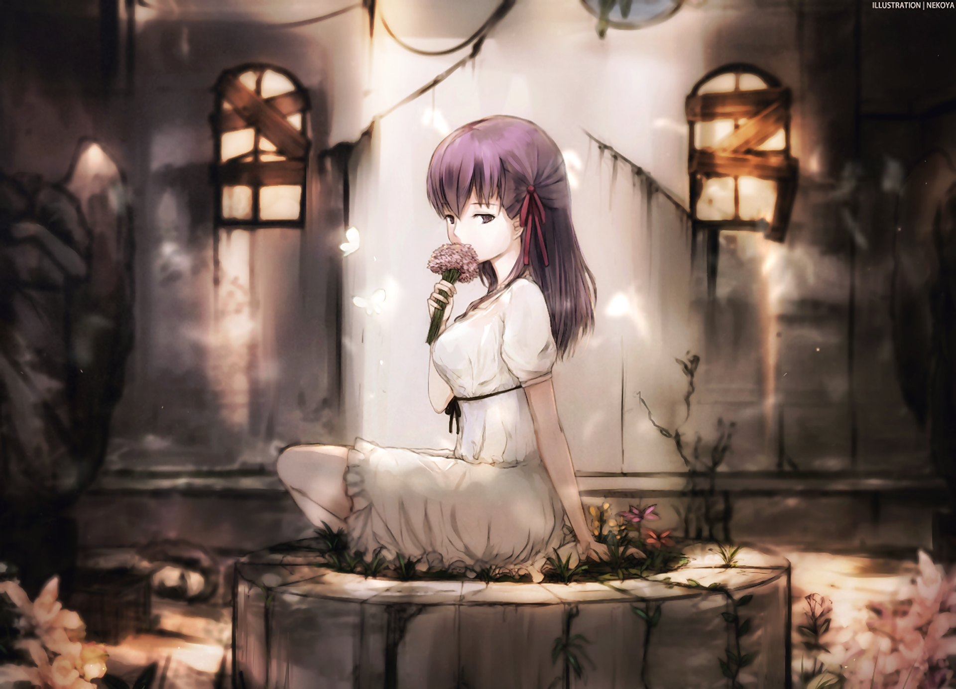 Sakura Matou from Fate/stay night HD Wallpaper