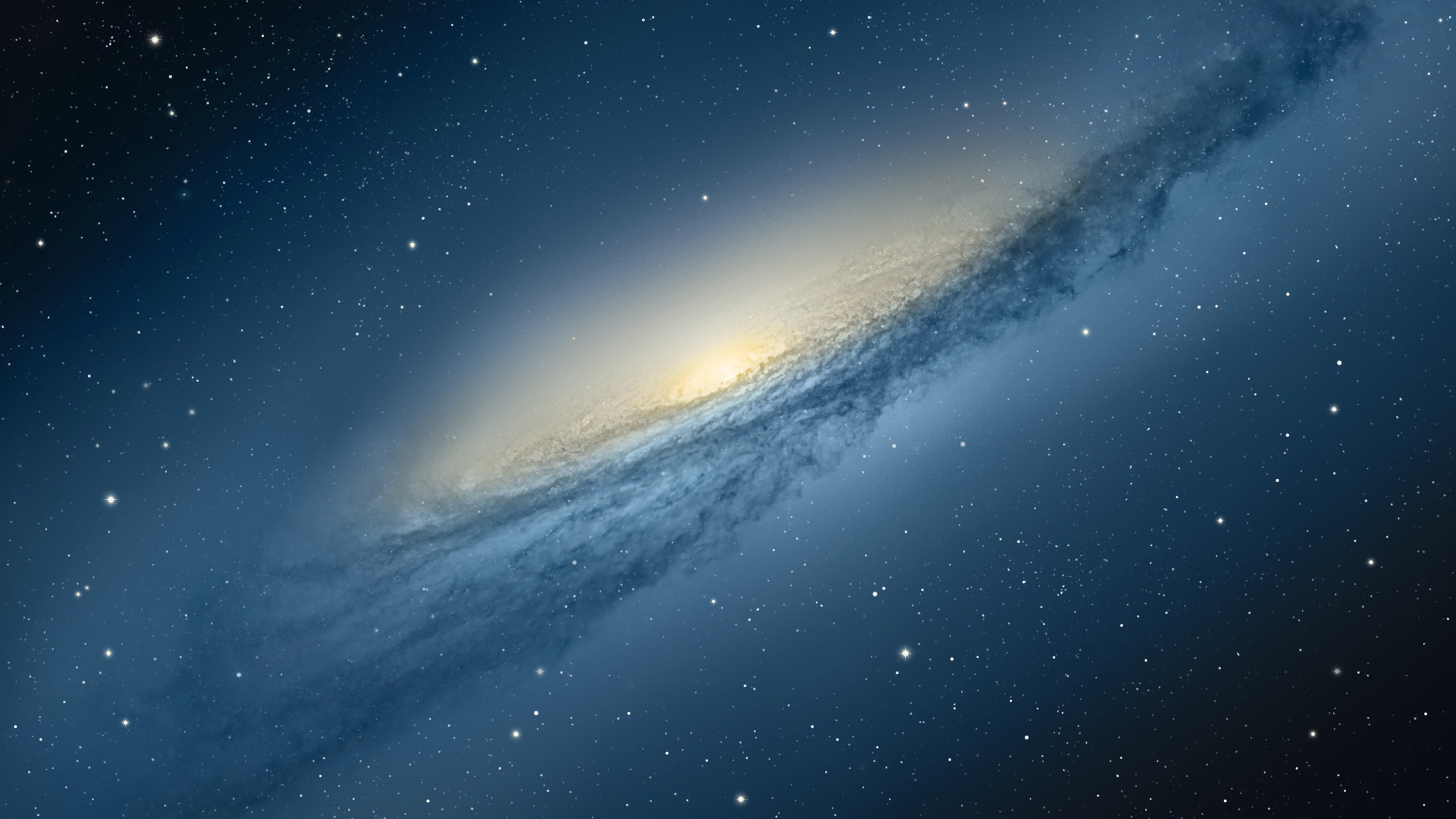 Galaxy in deep space with stars HD Wallpaper
