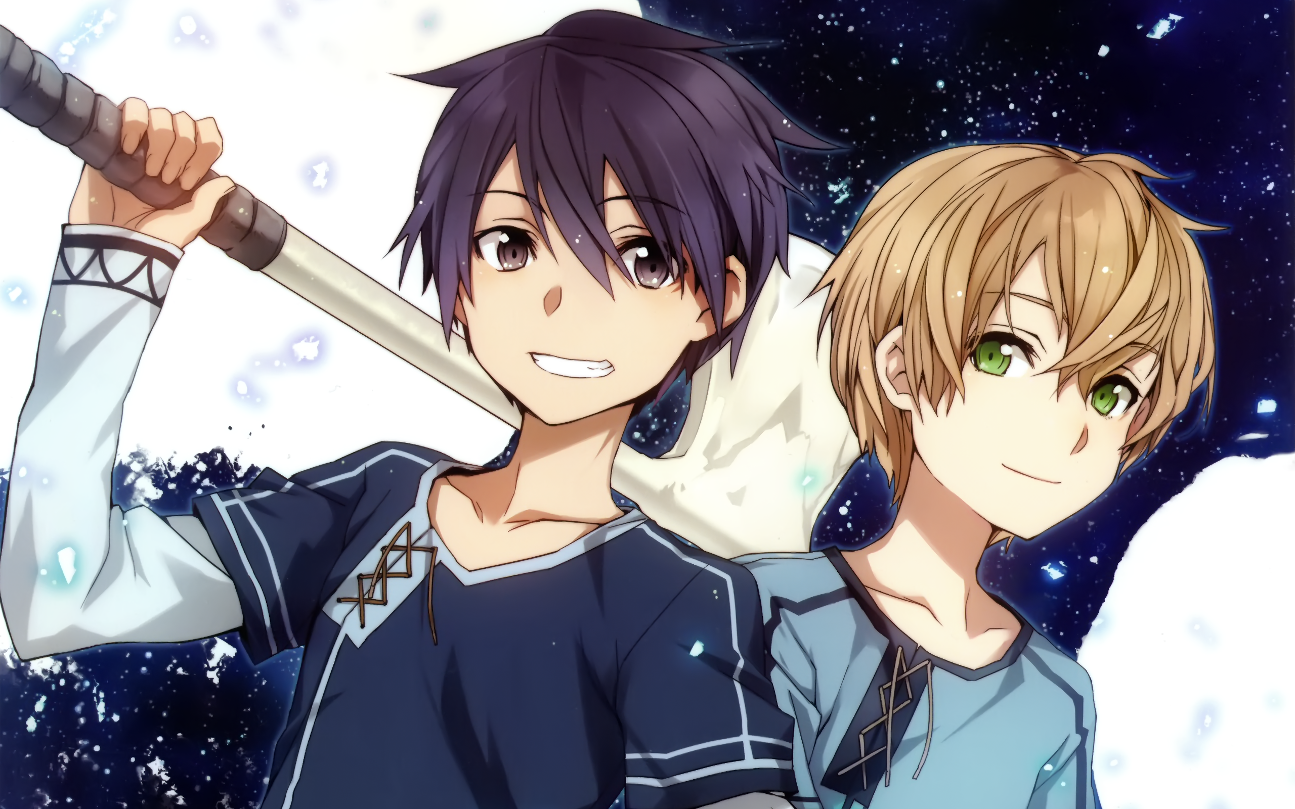 Eugeo and Kirito from Sword Art Online HD Wallpaper