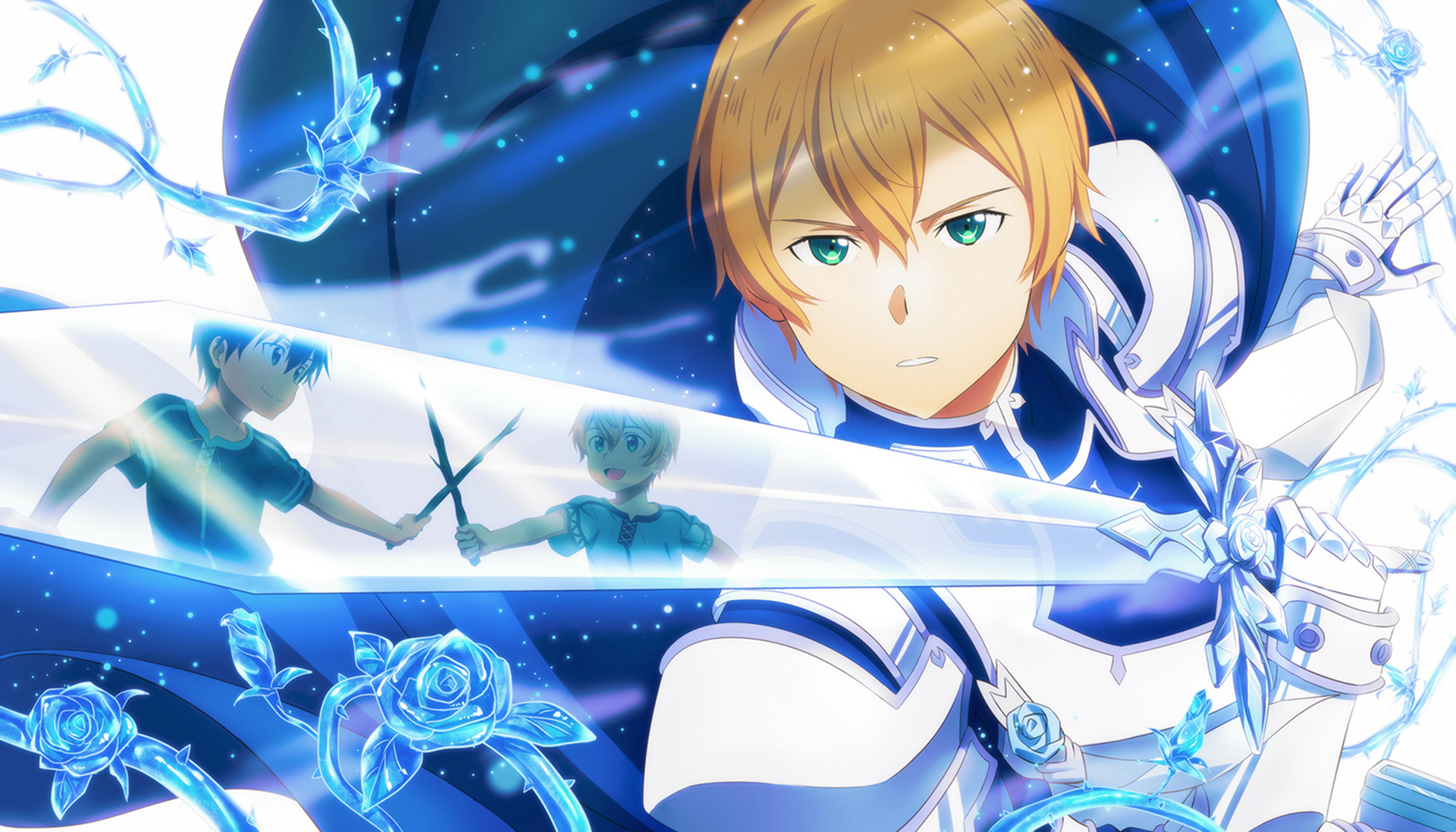 Eugeo from Sword Art Online with younger selves HD Wallpaper