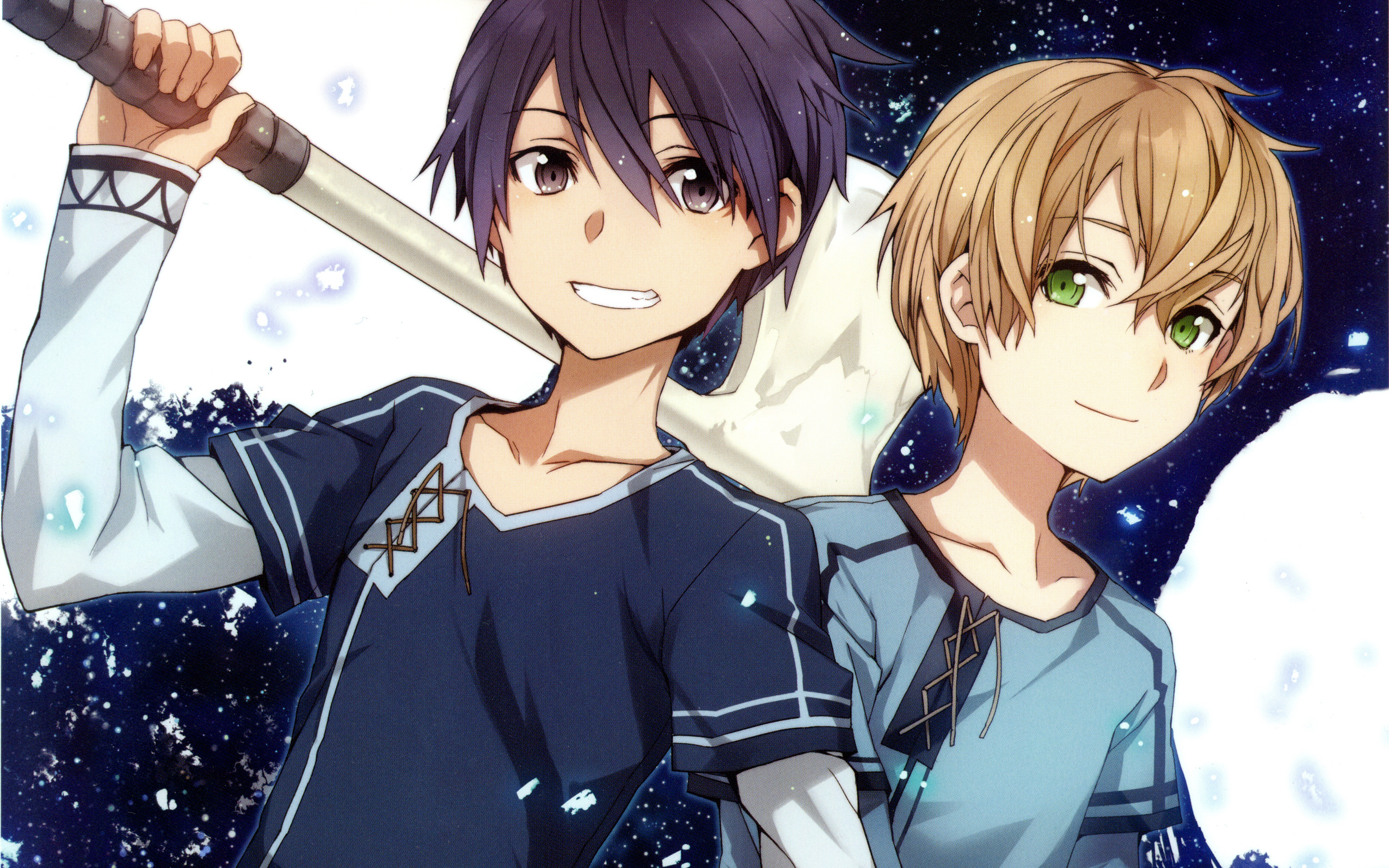 Eugeo and Kirito from Sword Art Online HD Wallpaper