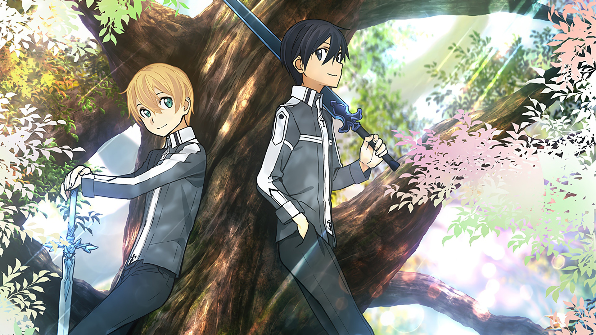 Eugeo and Kirito from Sword Art Online HD Wallpaper