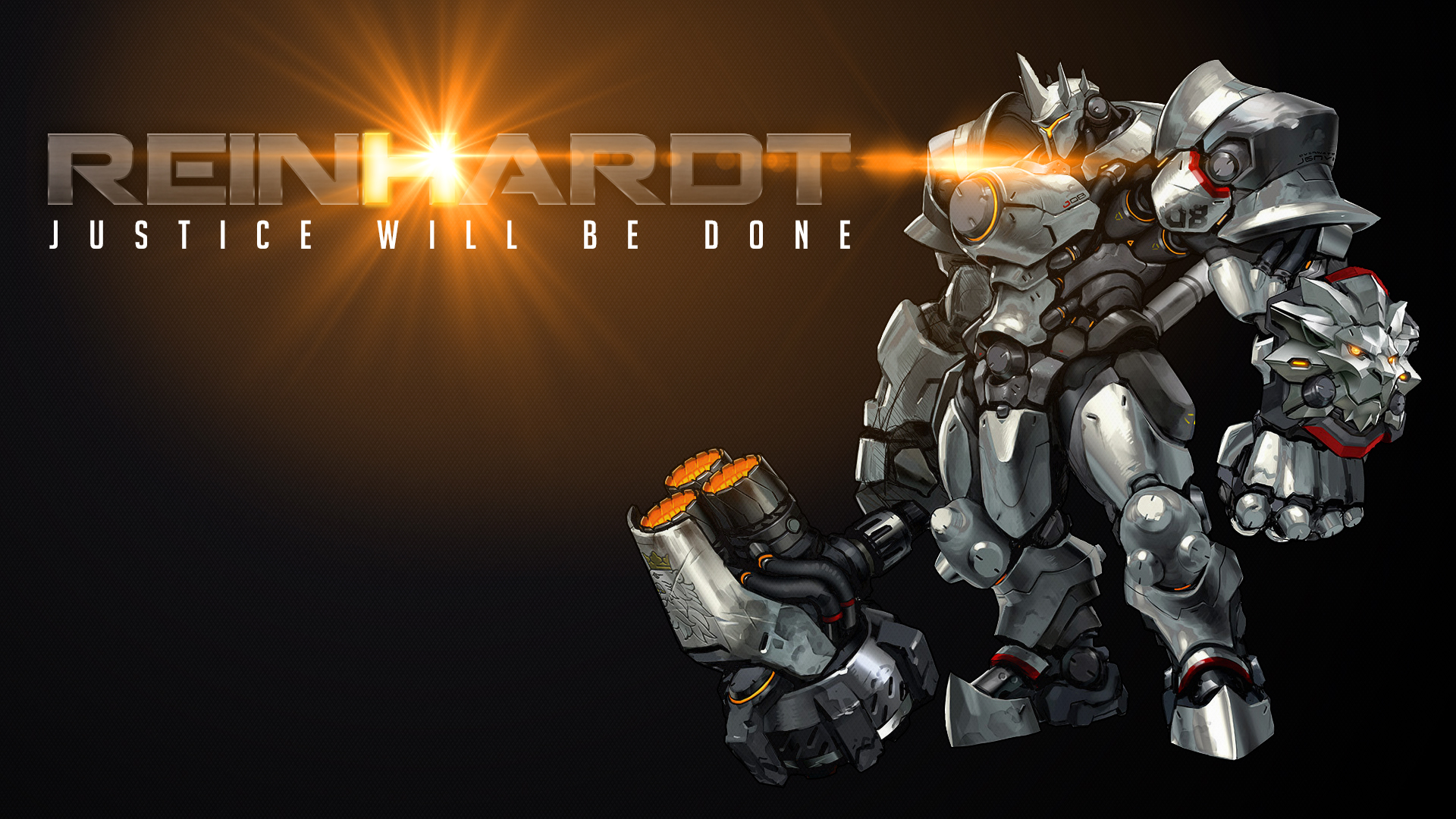 Reinhardt from Overwatch HD Wallpaper