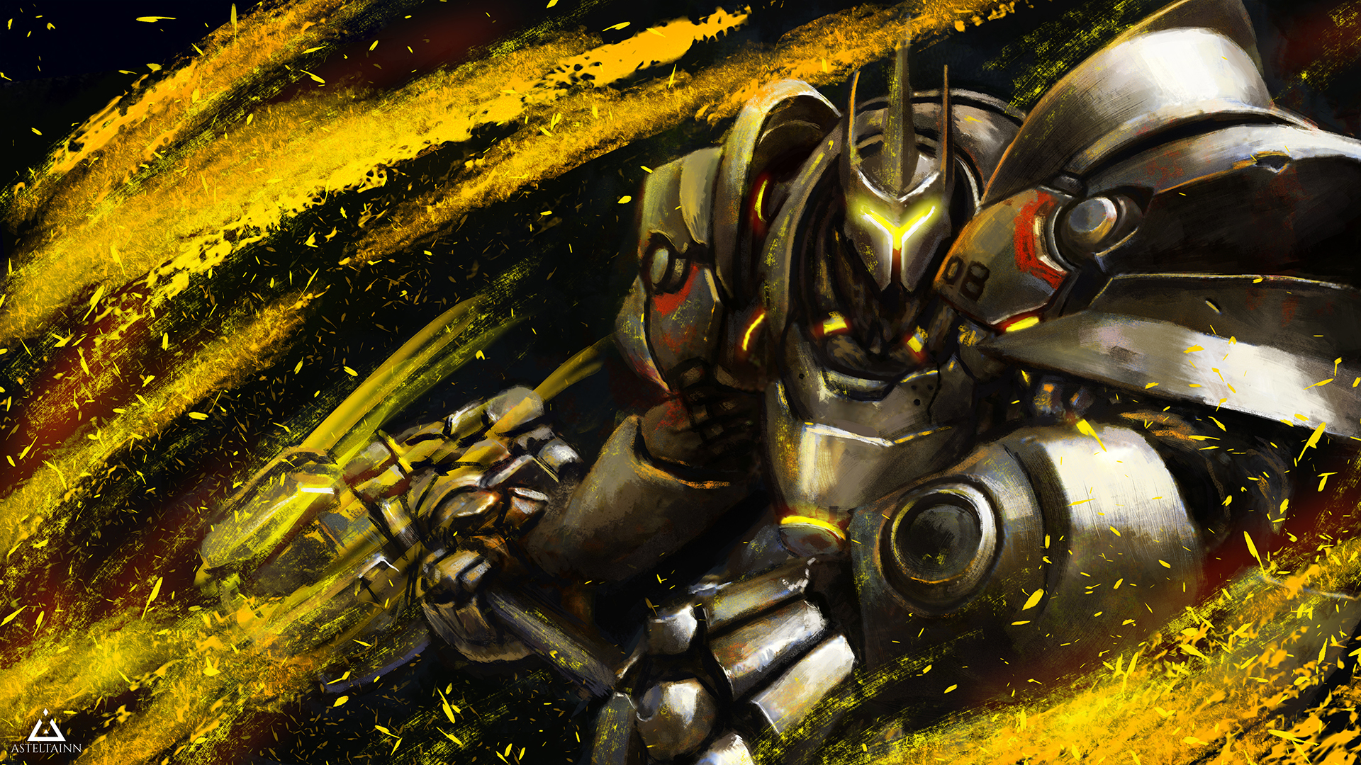 Reinhardt from Overwatch HD Wallpaper