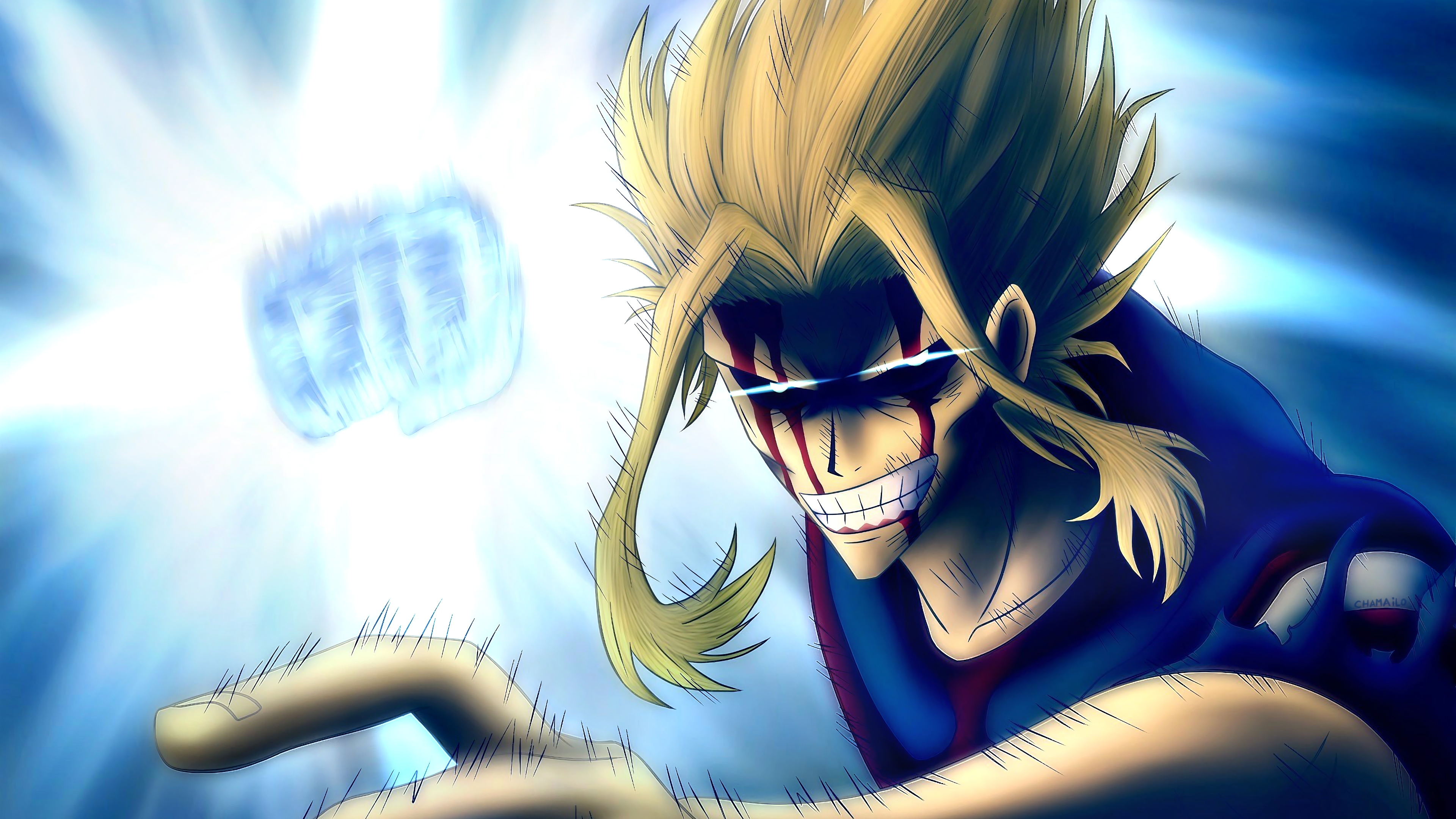 All Might from My Hero Academia HD Wallpaper