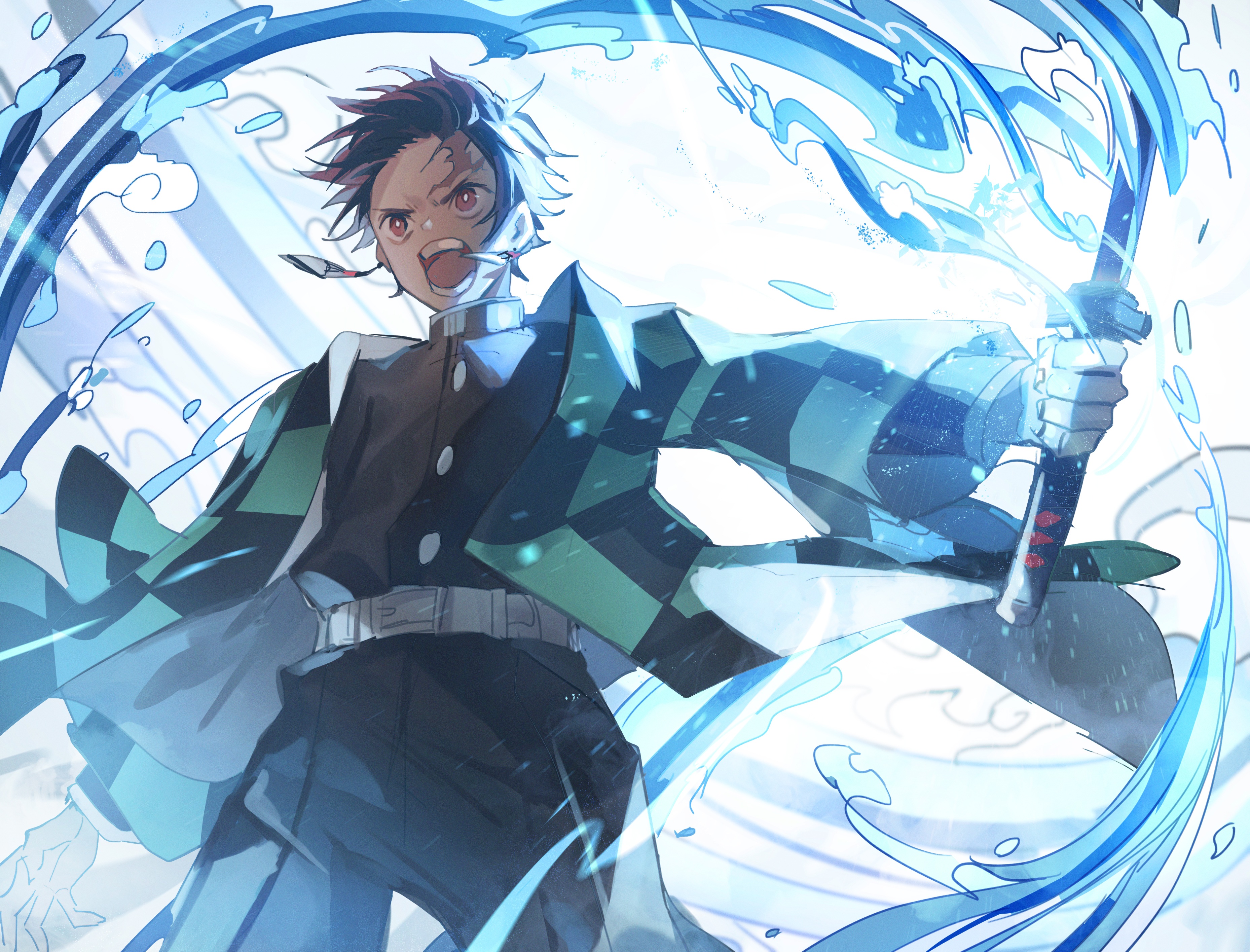 Tanjirou Kamado from Demon Slayer HD Wallpaper