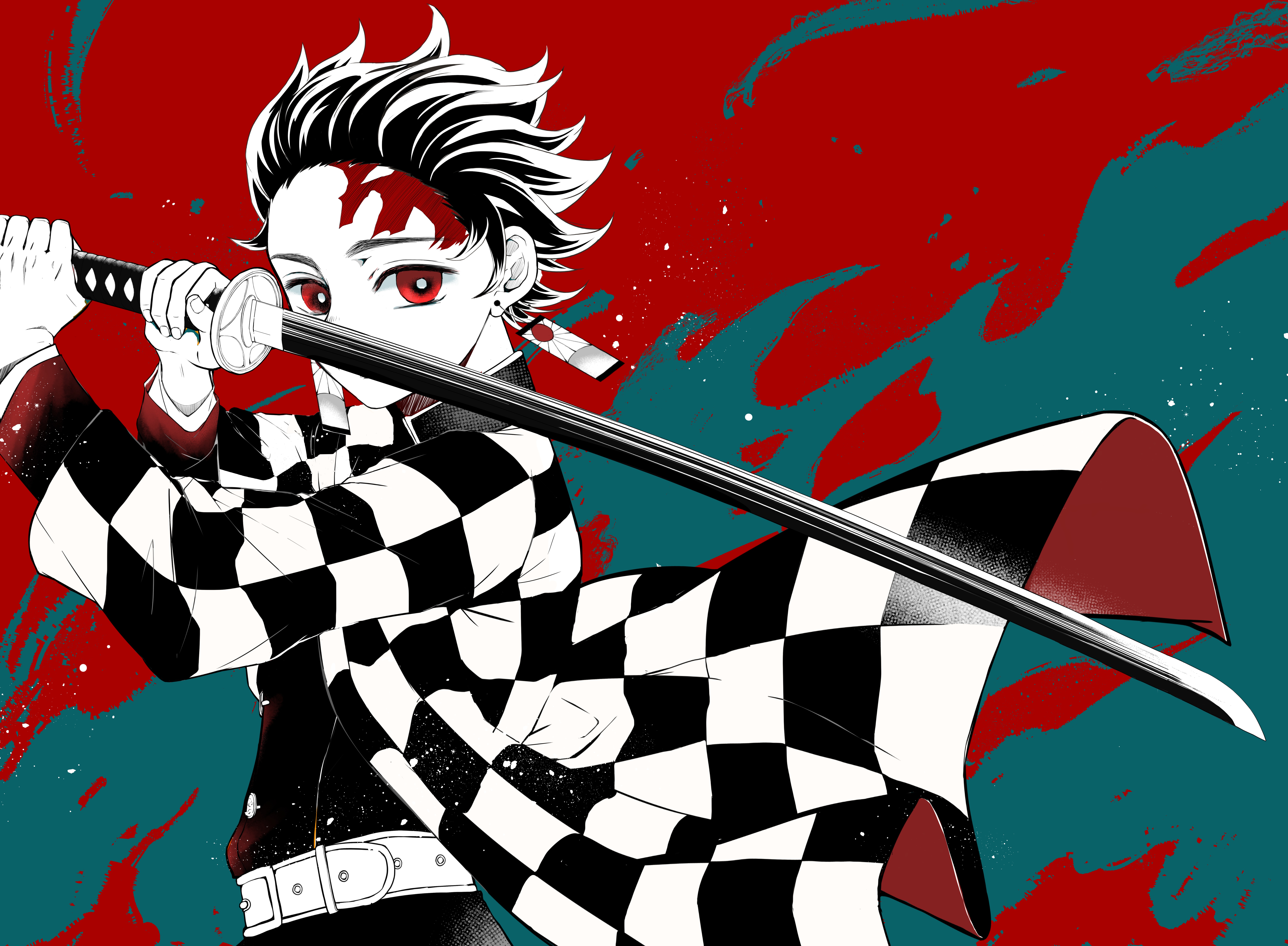 Tanjiro Kamado from Demon Slayer HD Wallpaper