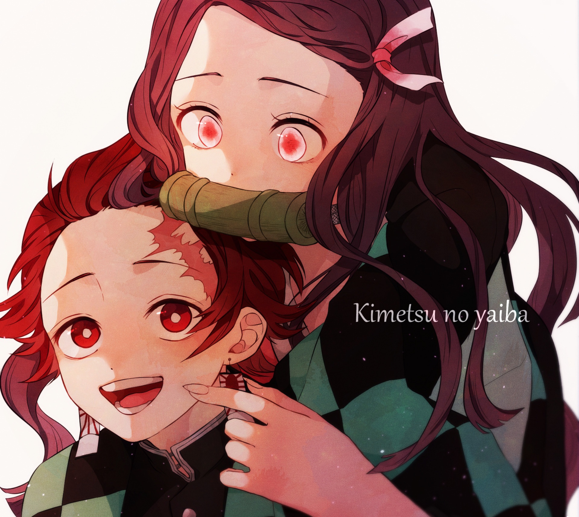 Nezuko and Tanjiro from Kimetsu no Yaiba HD Wallpaper